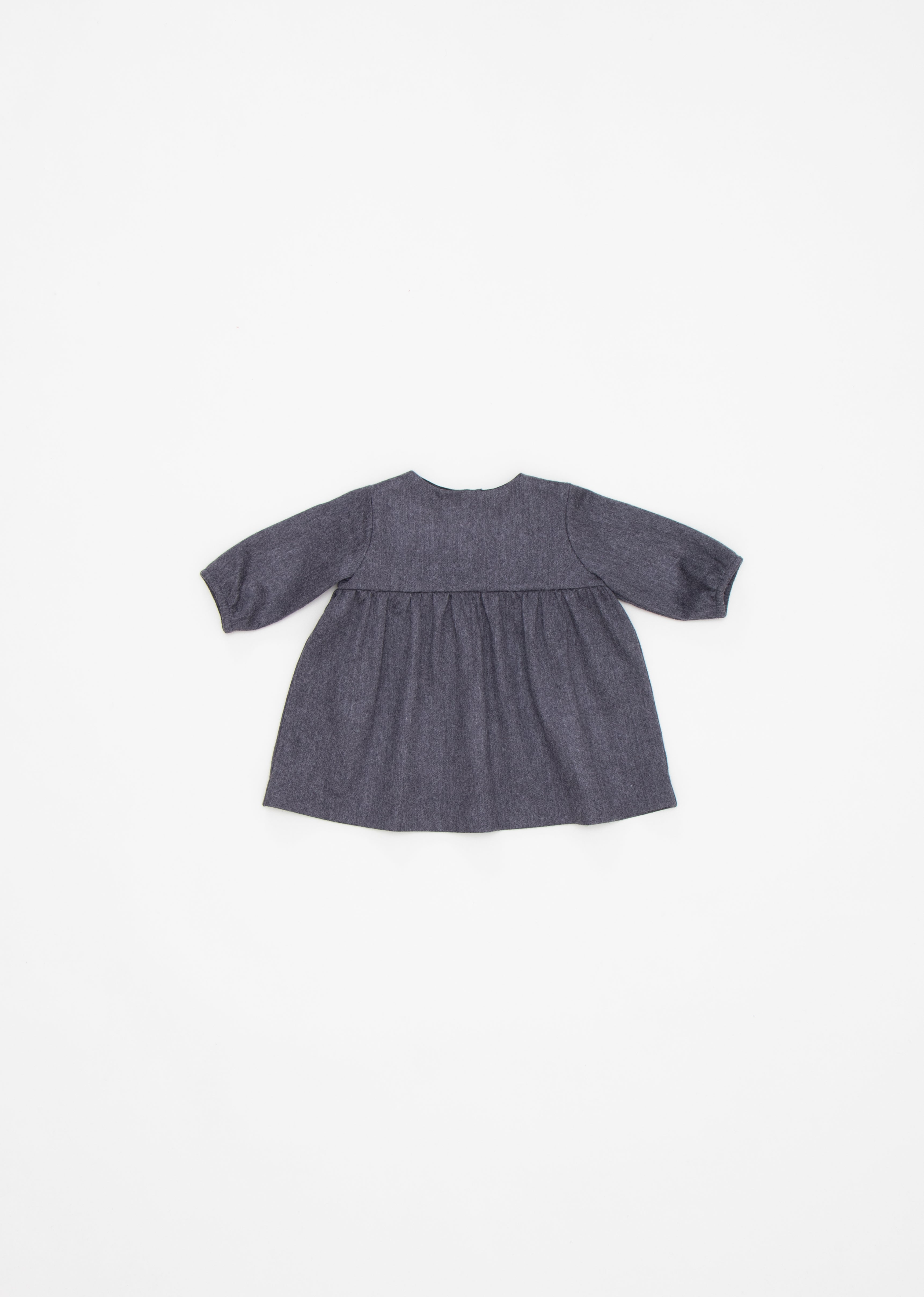 BOGDA BABY DRESS - CHARCOAL MELANGE