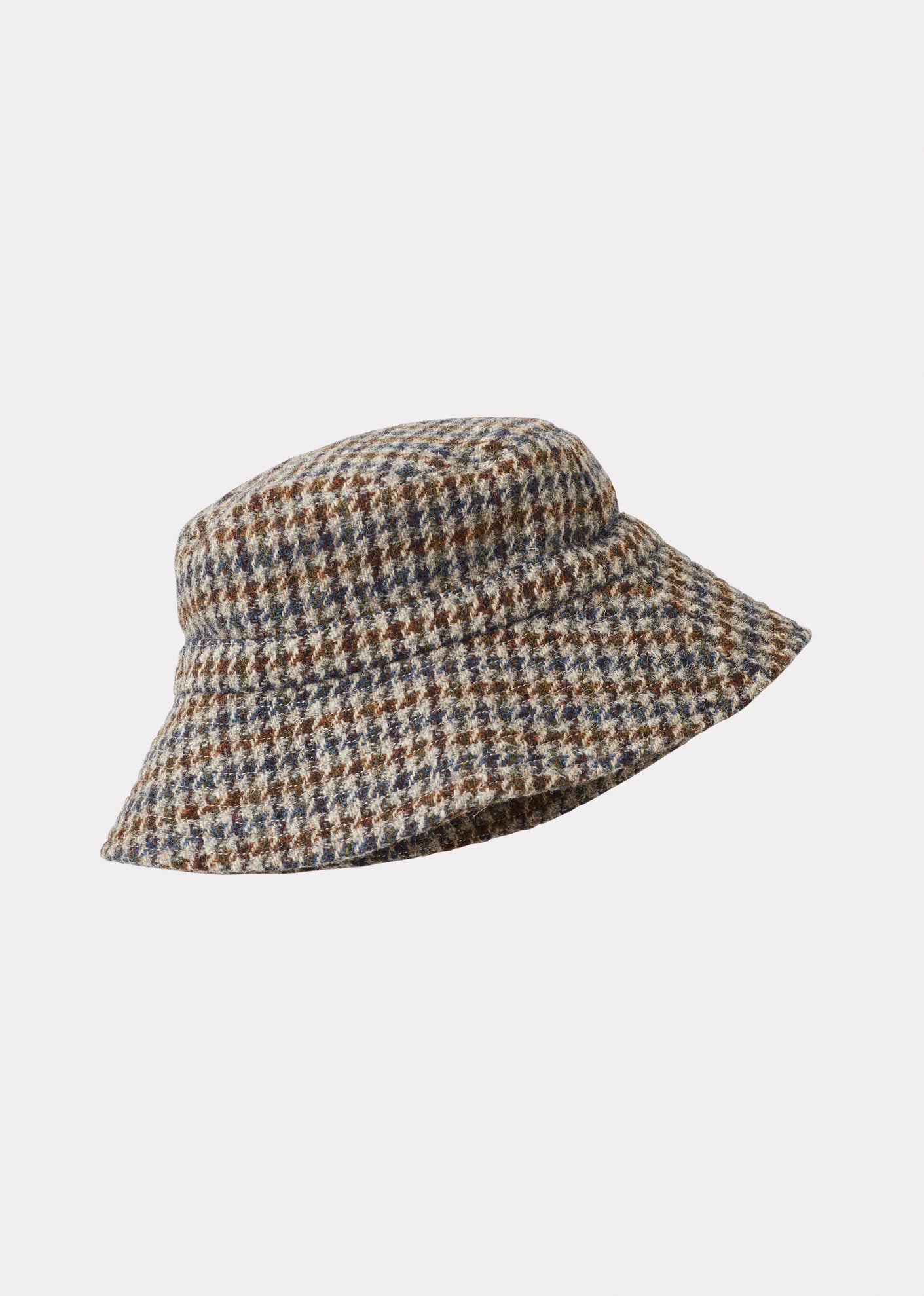 BUCKTHORN KIDS HAT - BURGUNDY/TEAL HOUNDSTOOTH