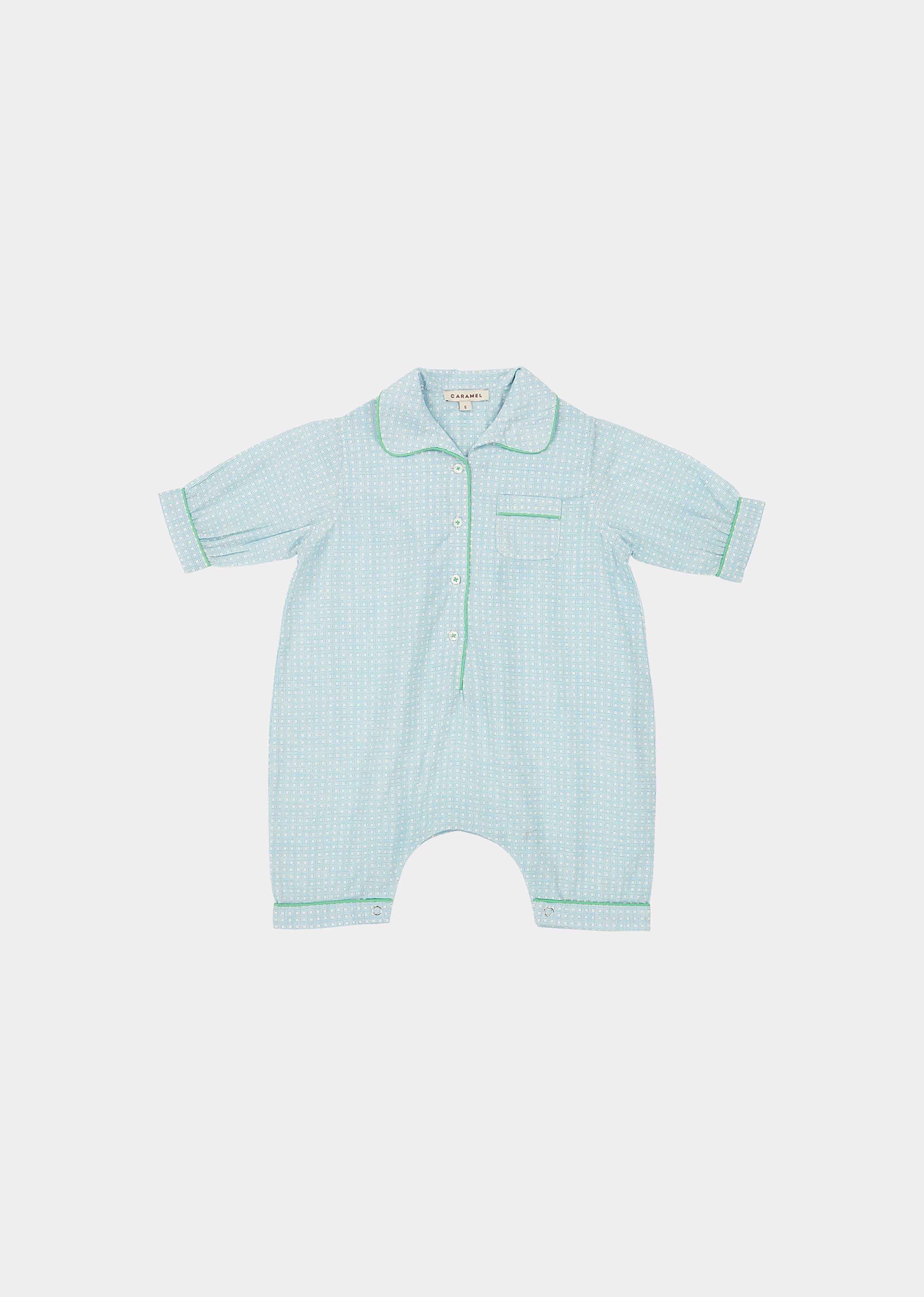 Baby Pyjamas, Blue Check