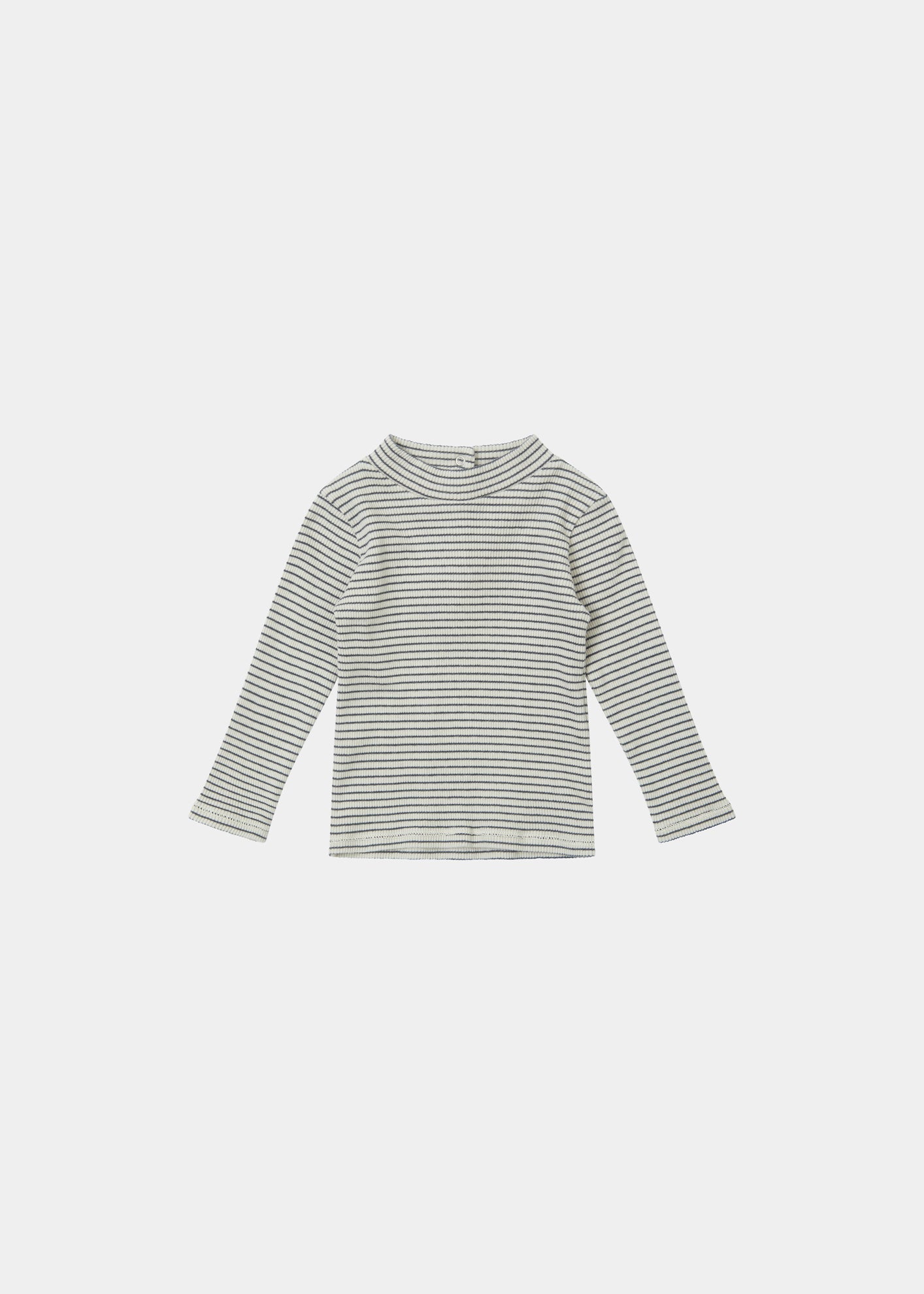 FORGO BABY T-SHIRT - PEBBLE/NAVY STRIPE