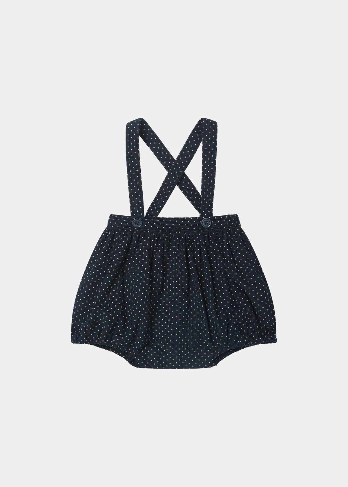 PARE BABY ROMPER - NAVY DOT