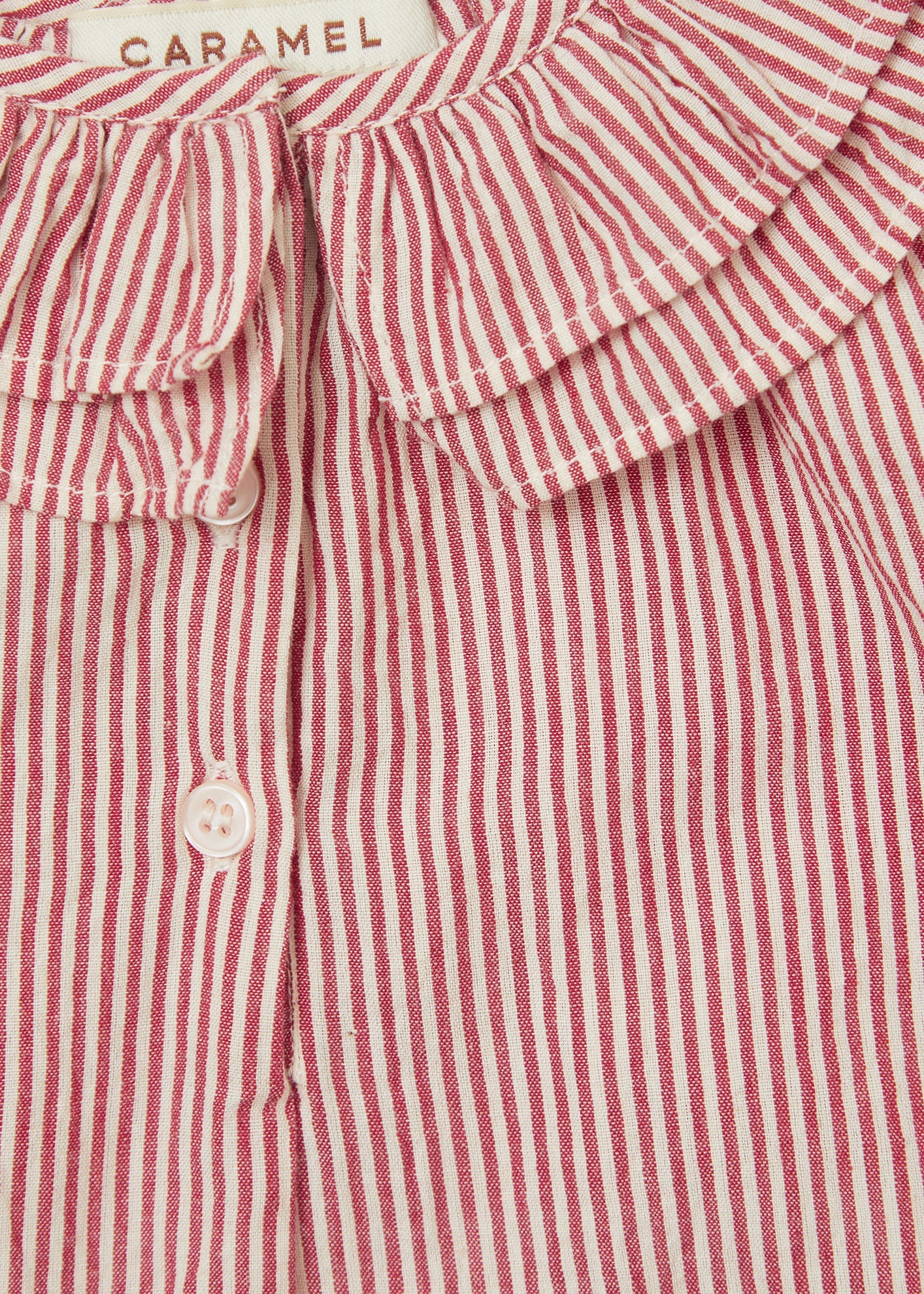 MAY BABY BLOUSE - RED STRIPE