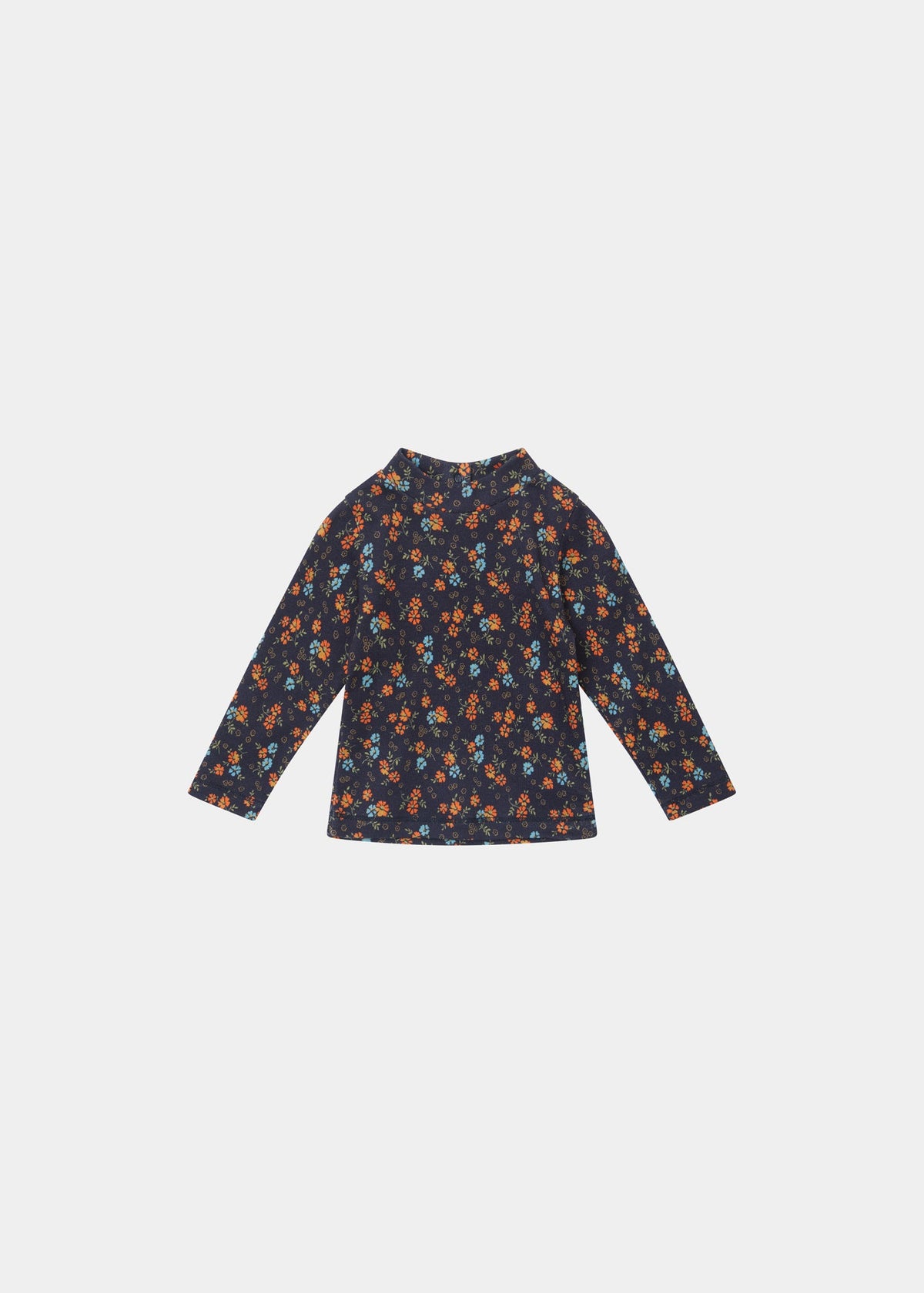 FORGO BABY T-SHIRT - NAVY DITSY FLORAL