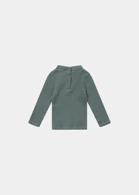 FORGO BABY TOP - SPRUCE/NAVY STRIPE