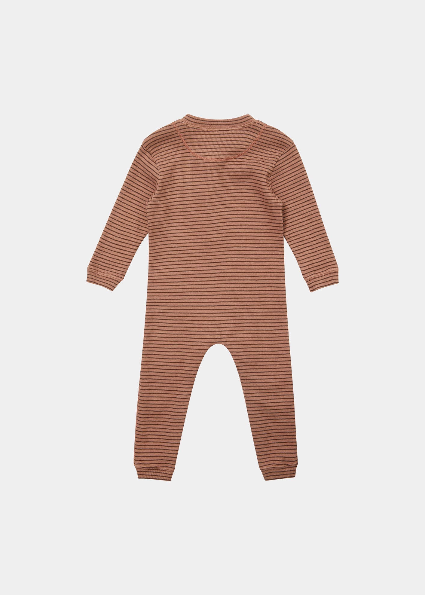 TOADFISH BABY ROMPER - ROSEWOOD/BROWN