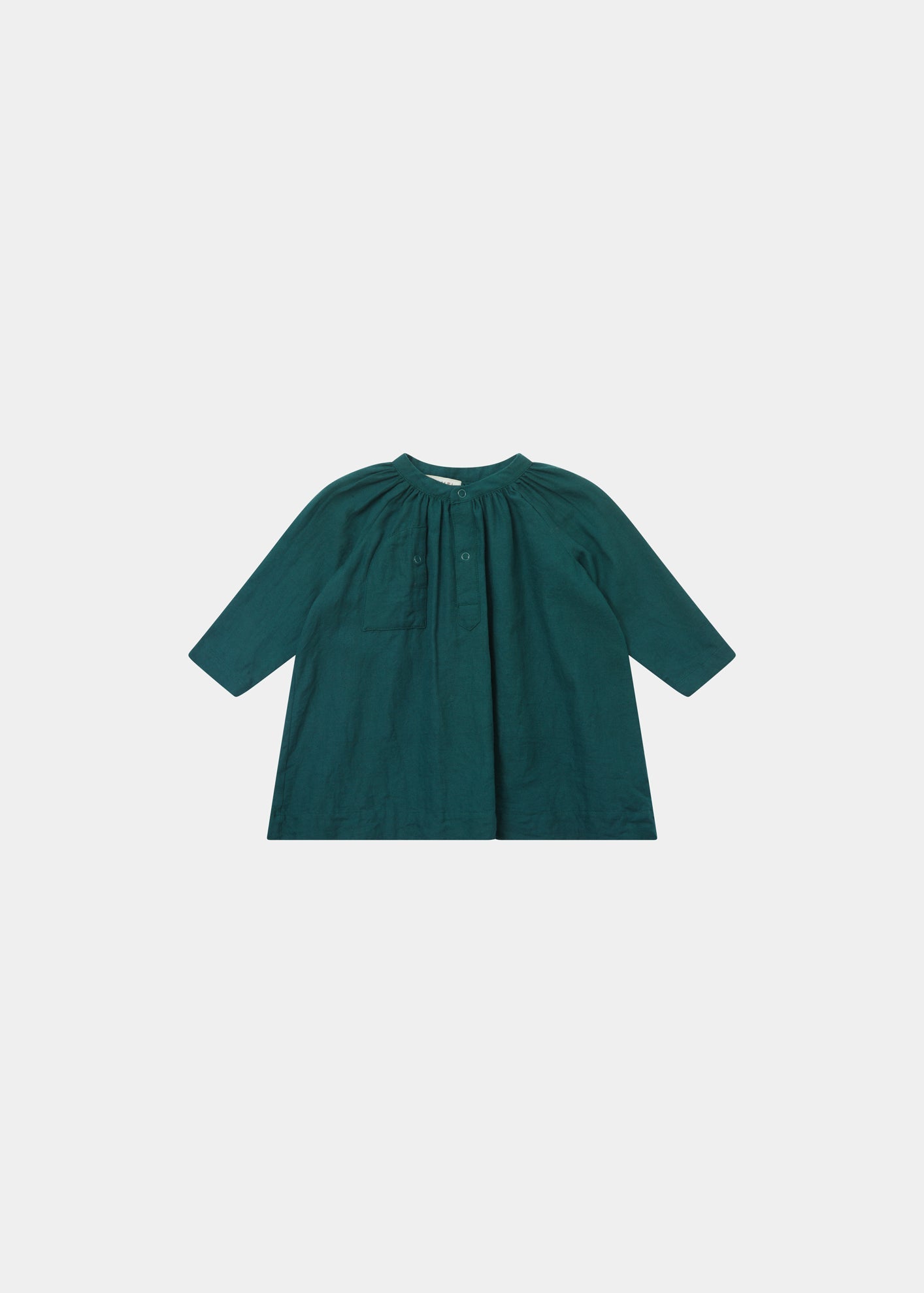 YEW BABY DRESS - BOTTLE GREEN