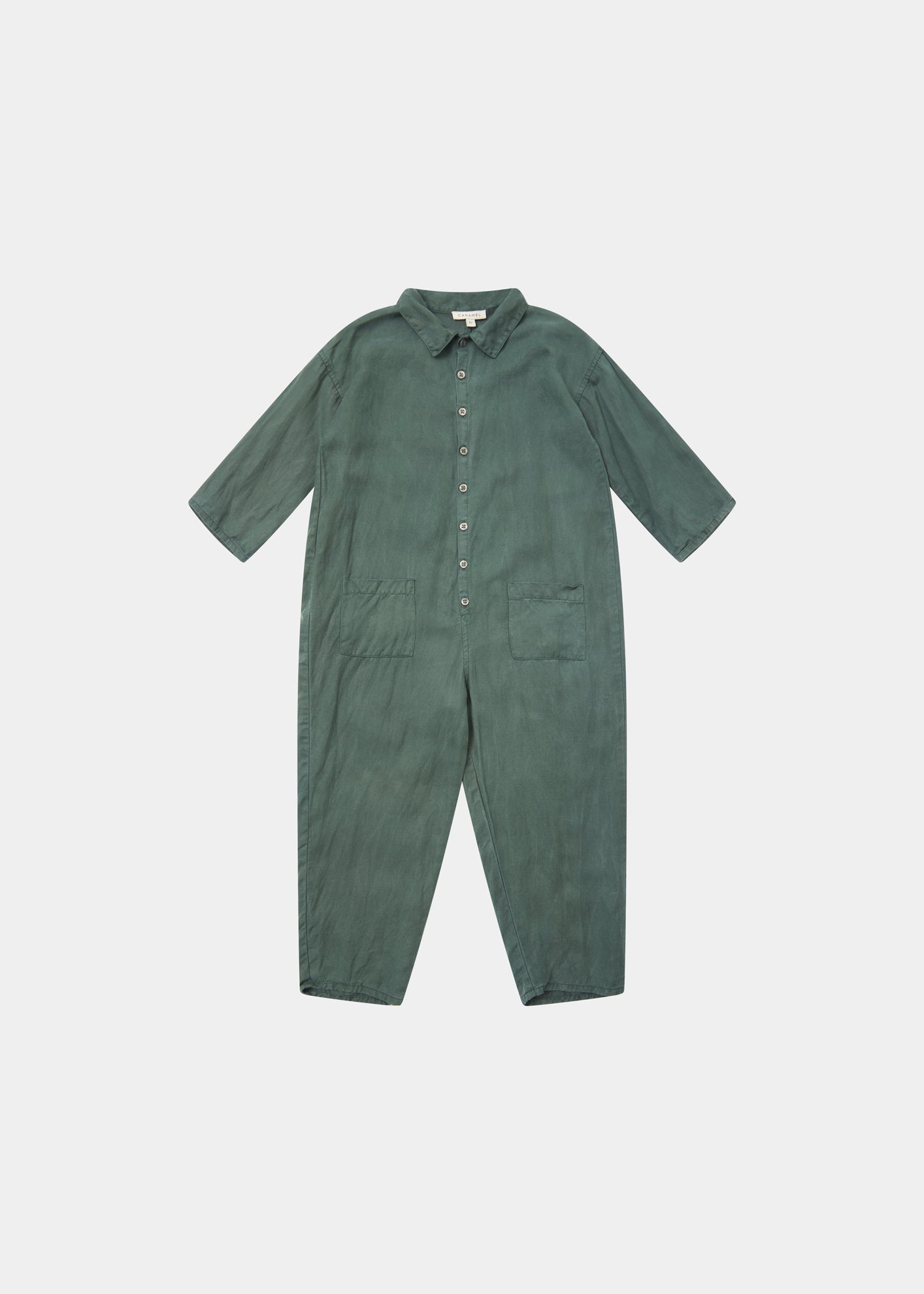 COSMOS BOILER SUIT - BOTTLE GREEN