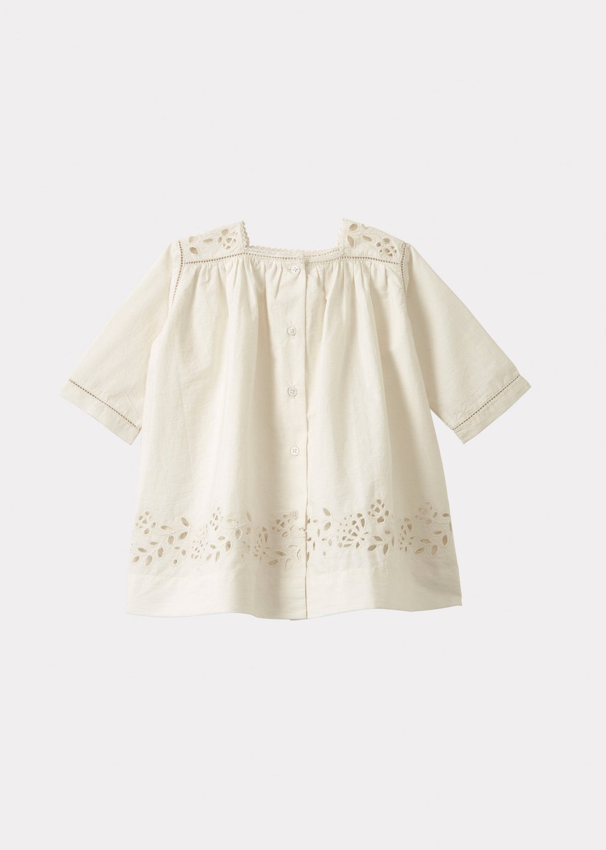 CLAIRE BABY DRESS - WHITE