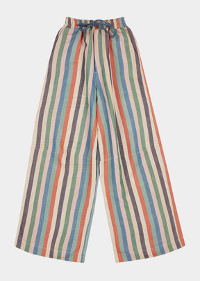 CAPER TROUSER MULTI STRIPE