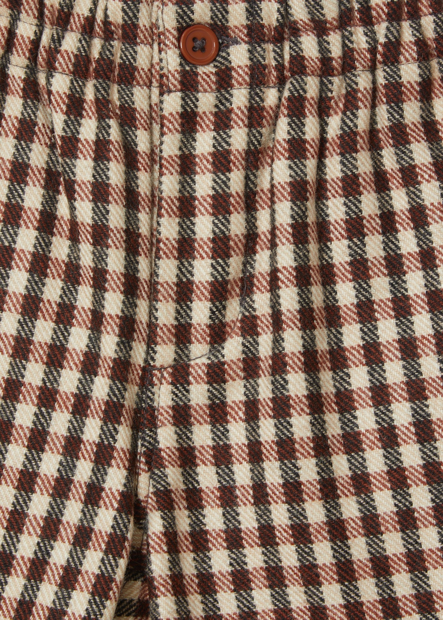 ALASTAR SHORT - BROWN/CREAM CHECK