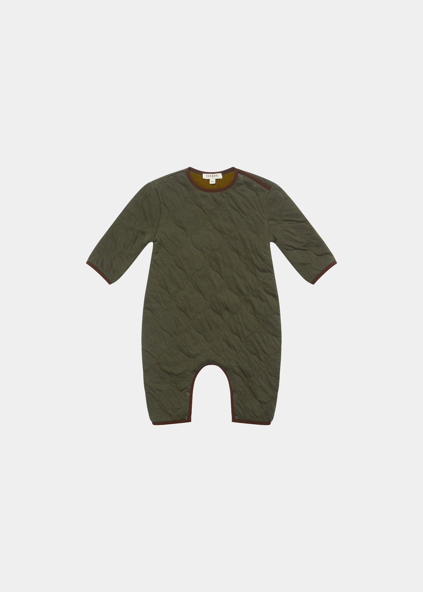 LARCH BABY ROMPER - KHAKI