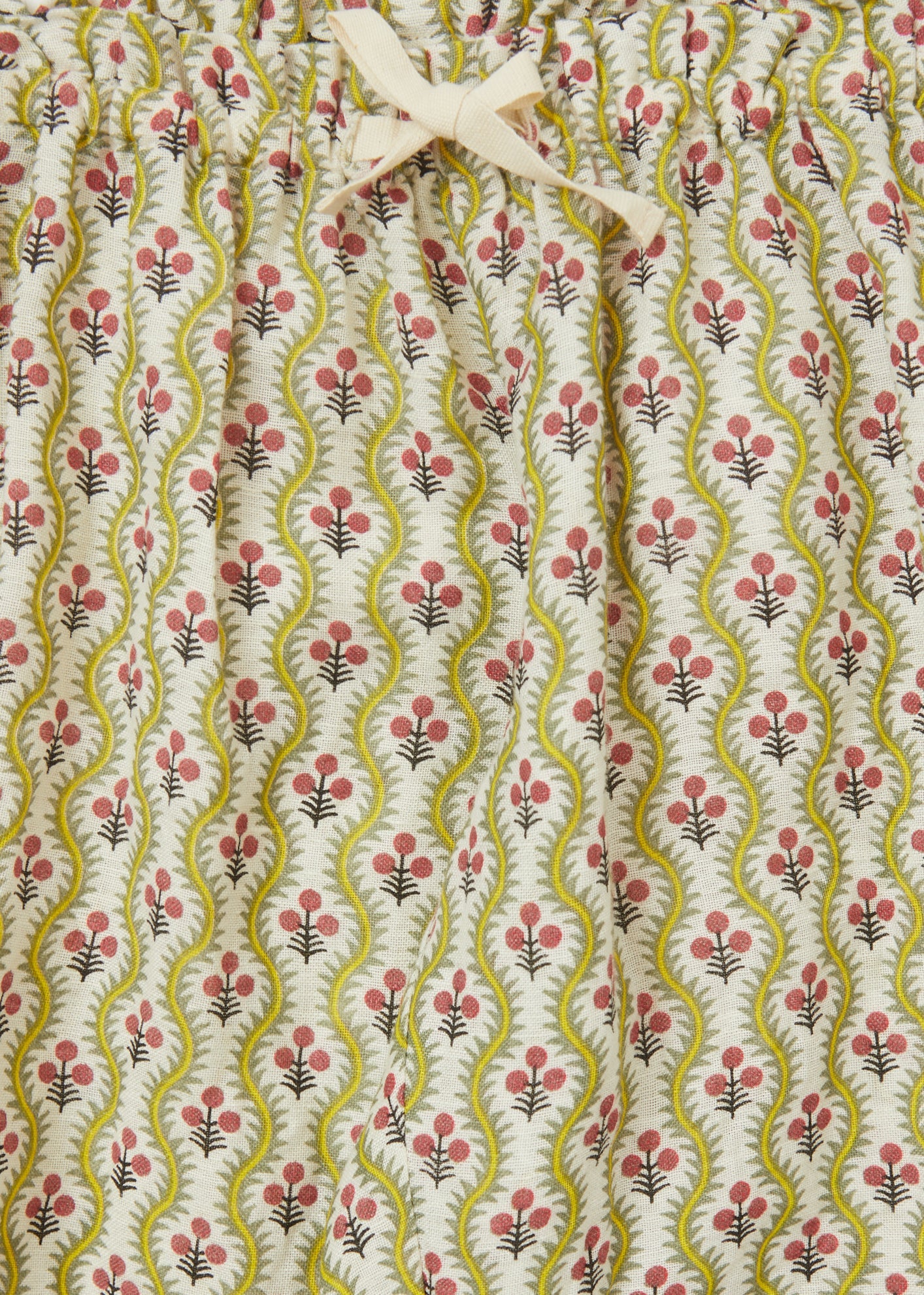 ARNICA TROUSER - TRELLIS FLOWER PRINT