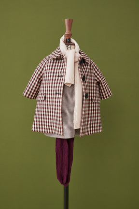 YEW BABY DRESS - BROWN CHECK