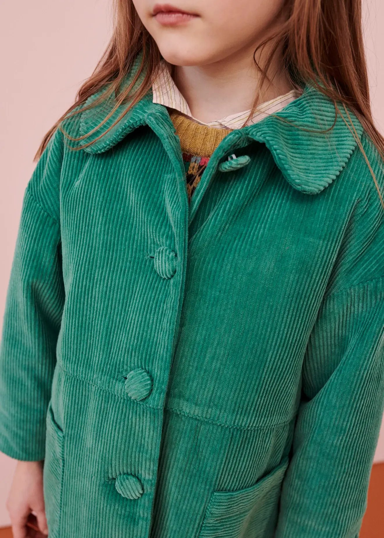 CHEE COAT - SEA GREEN