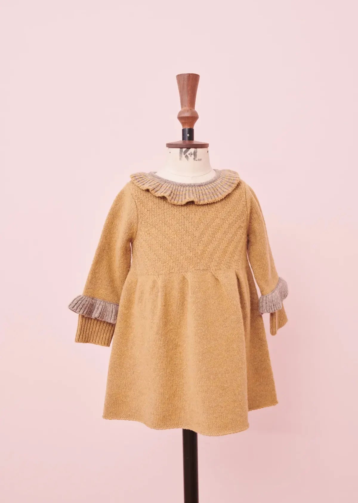 AMBERLY BABY DRESS - SAND