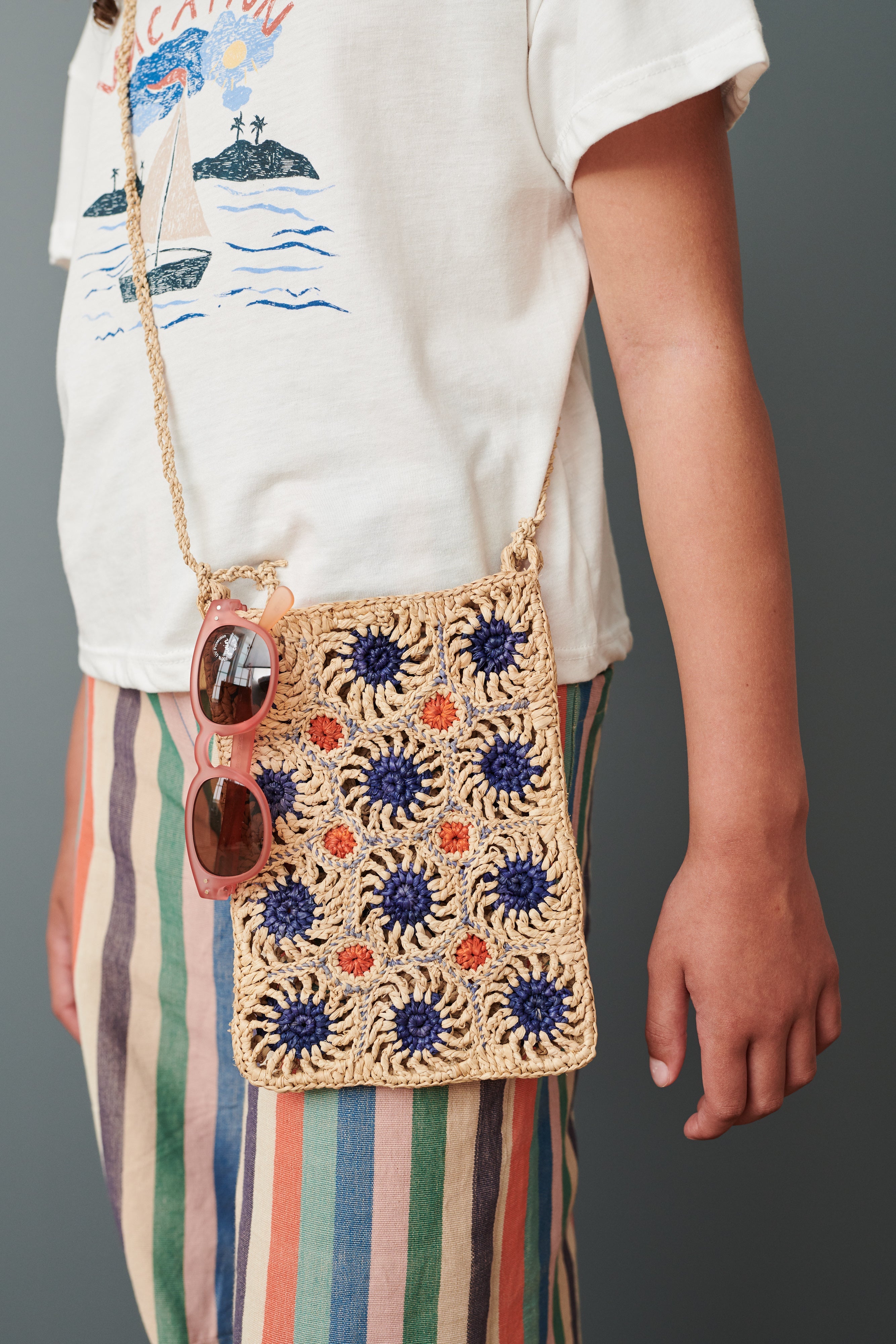 RAFFIA SHOULDER BAG - NATURAL RAFFIA