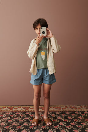AHIPA T-SHIRT - KHAKI