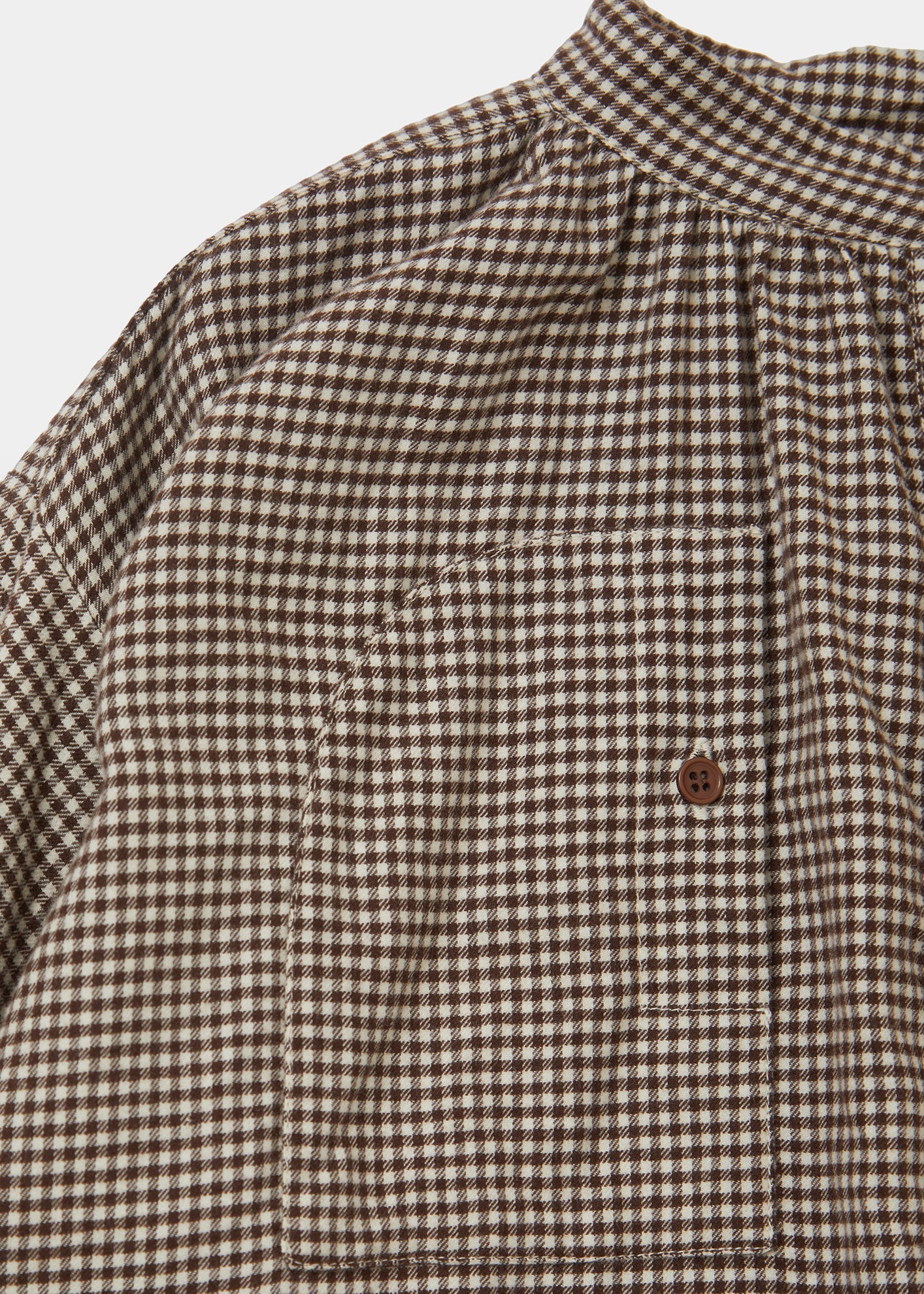 YEW DRESS - BROWN CHECK