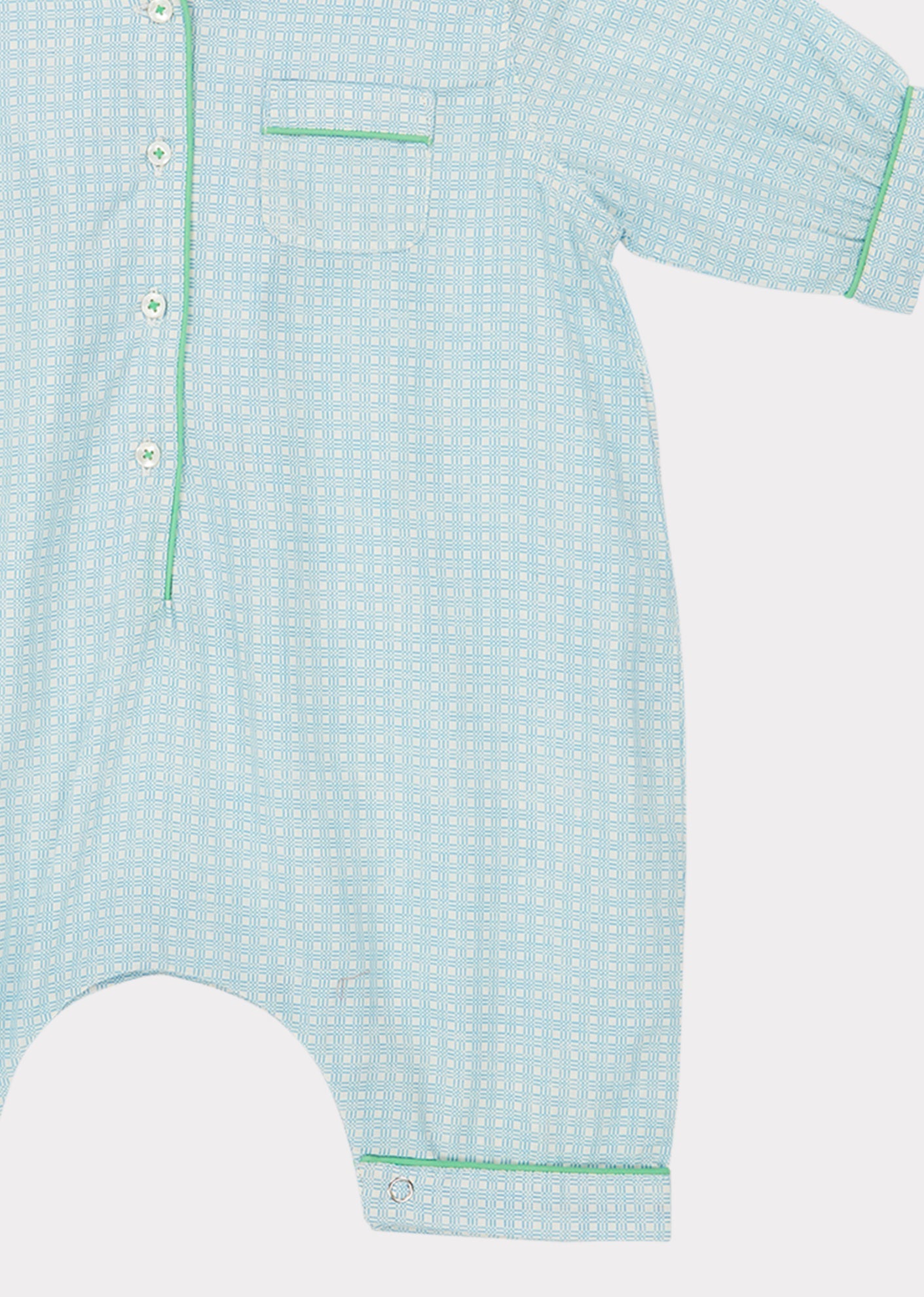 Baby Pyjamas, Blue Check