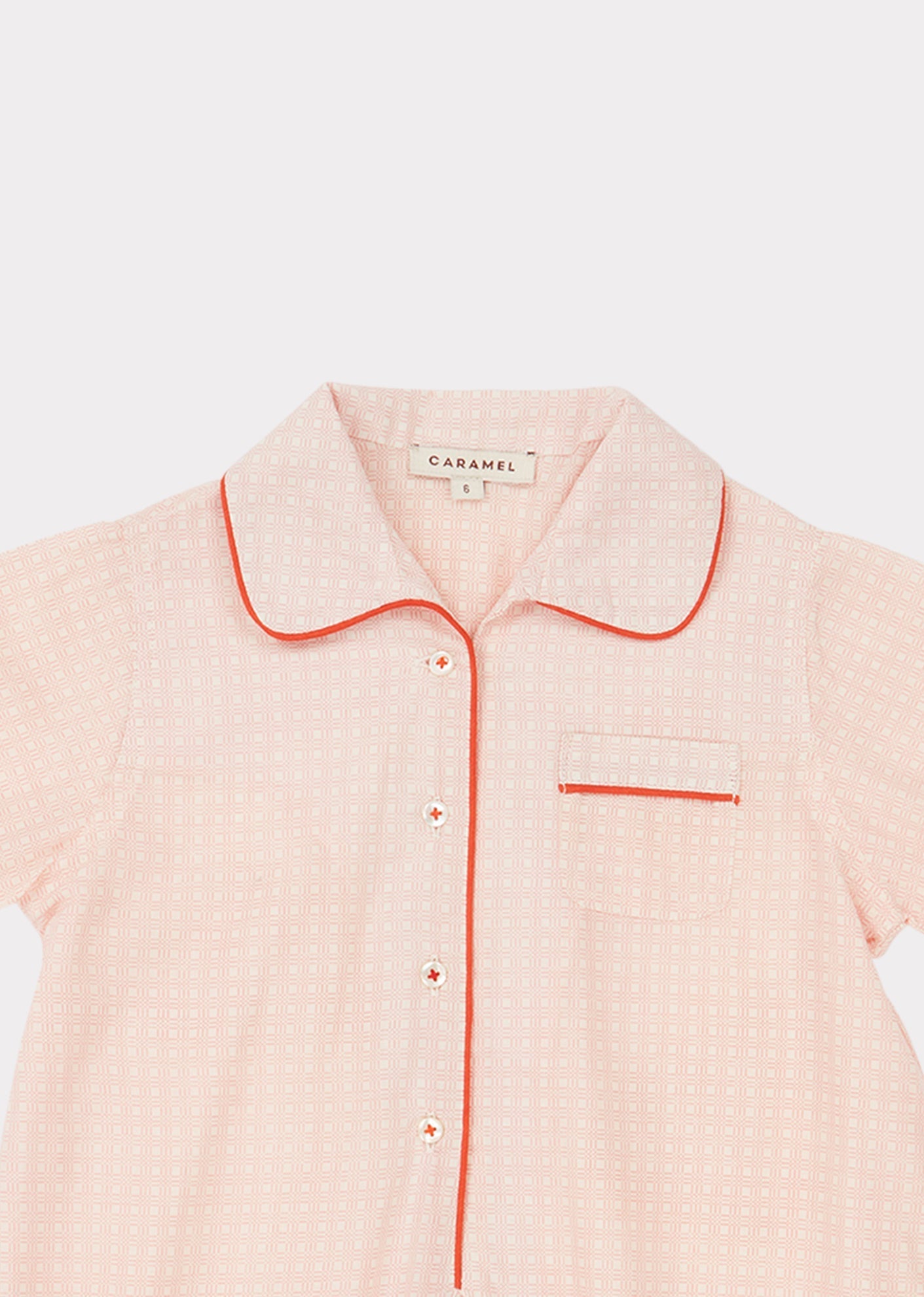 Baby Pyjamas, Pink Check