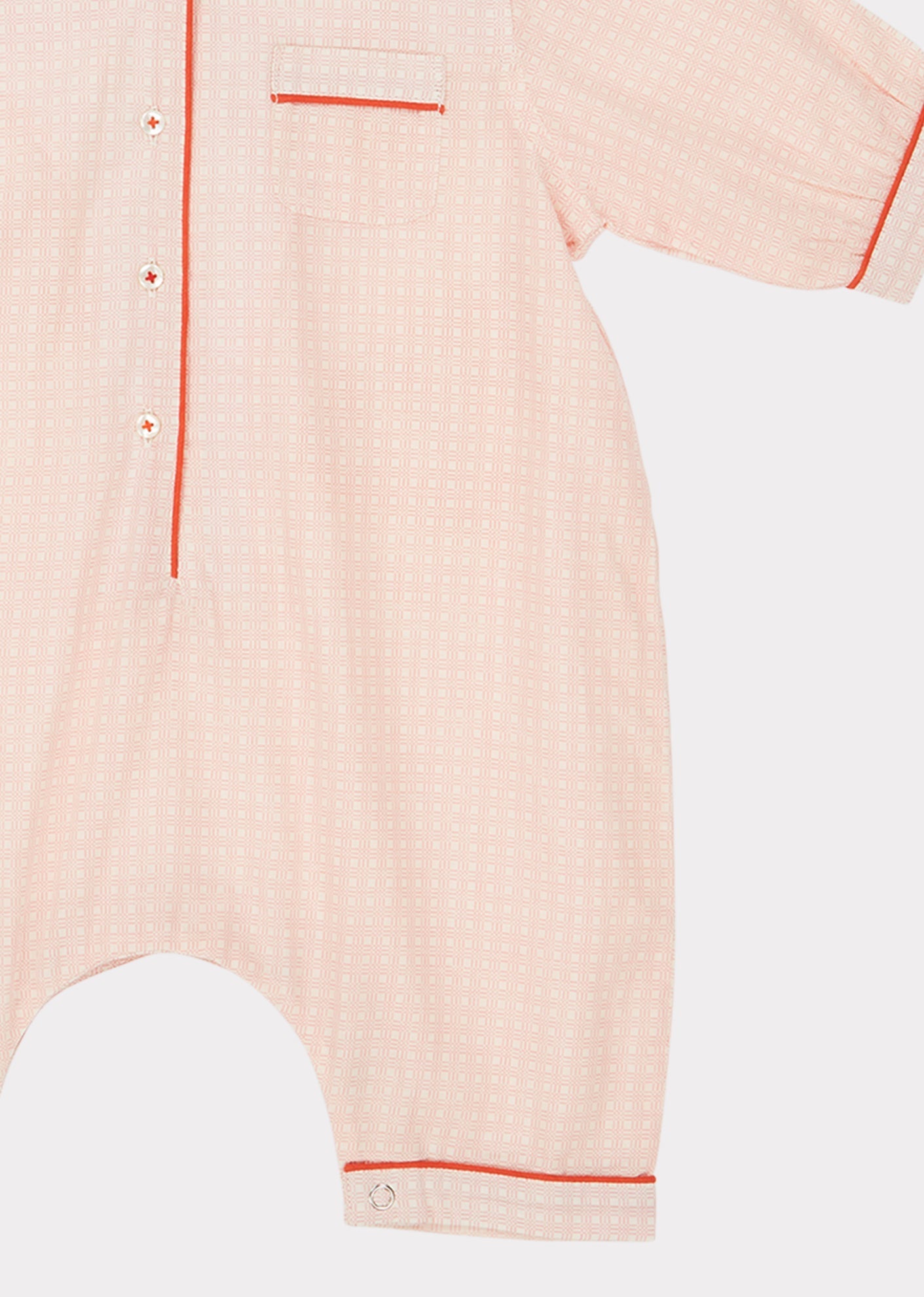 Baby Pyjamas, Pink Check