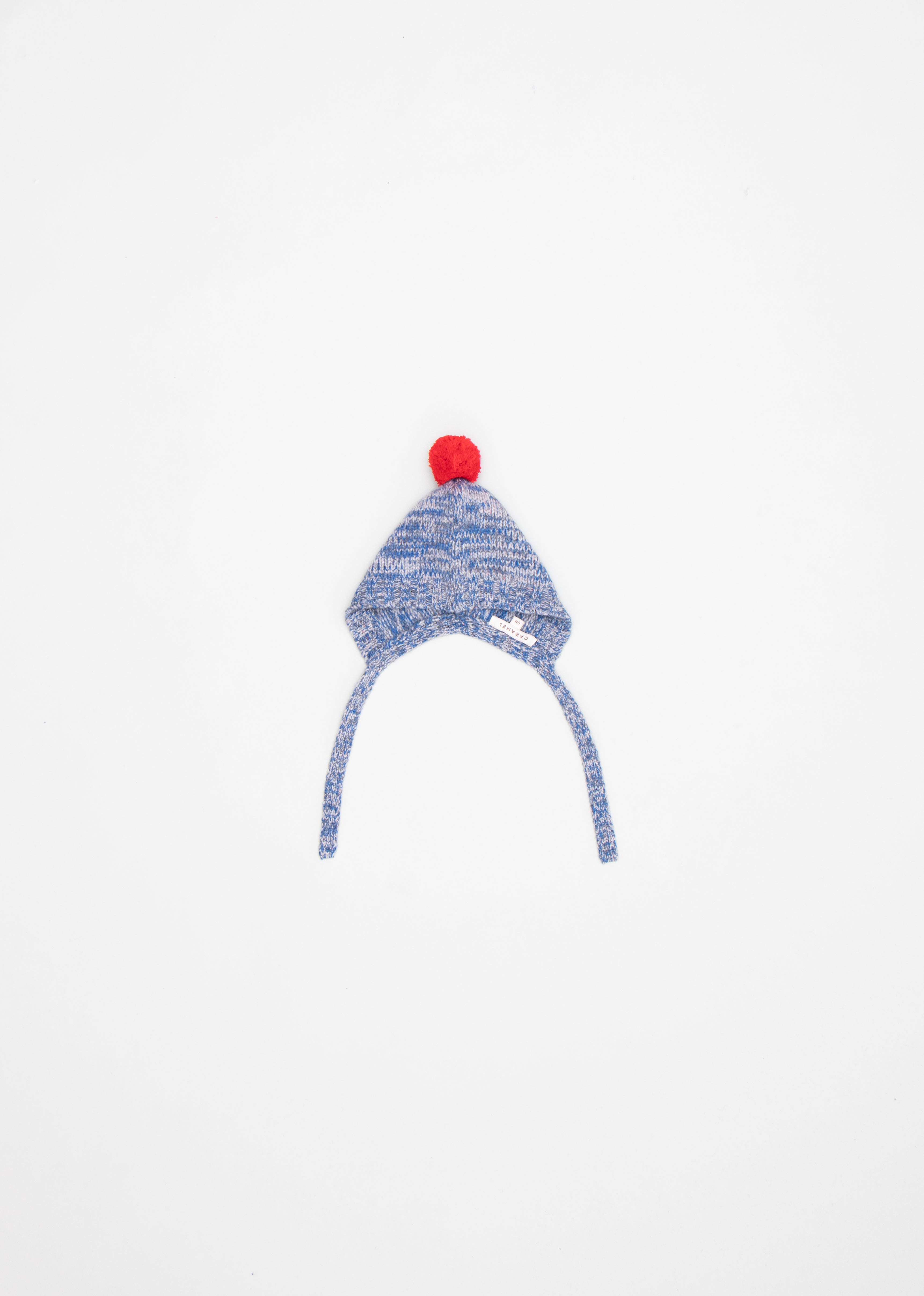 DAGI BABY BONNET - BLUE/ GREY MOULINE 1