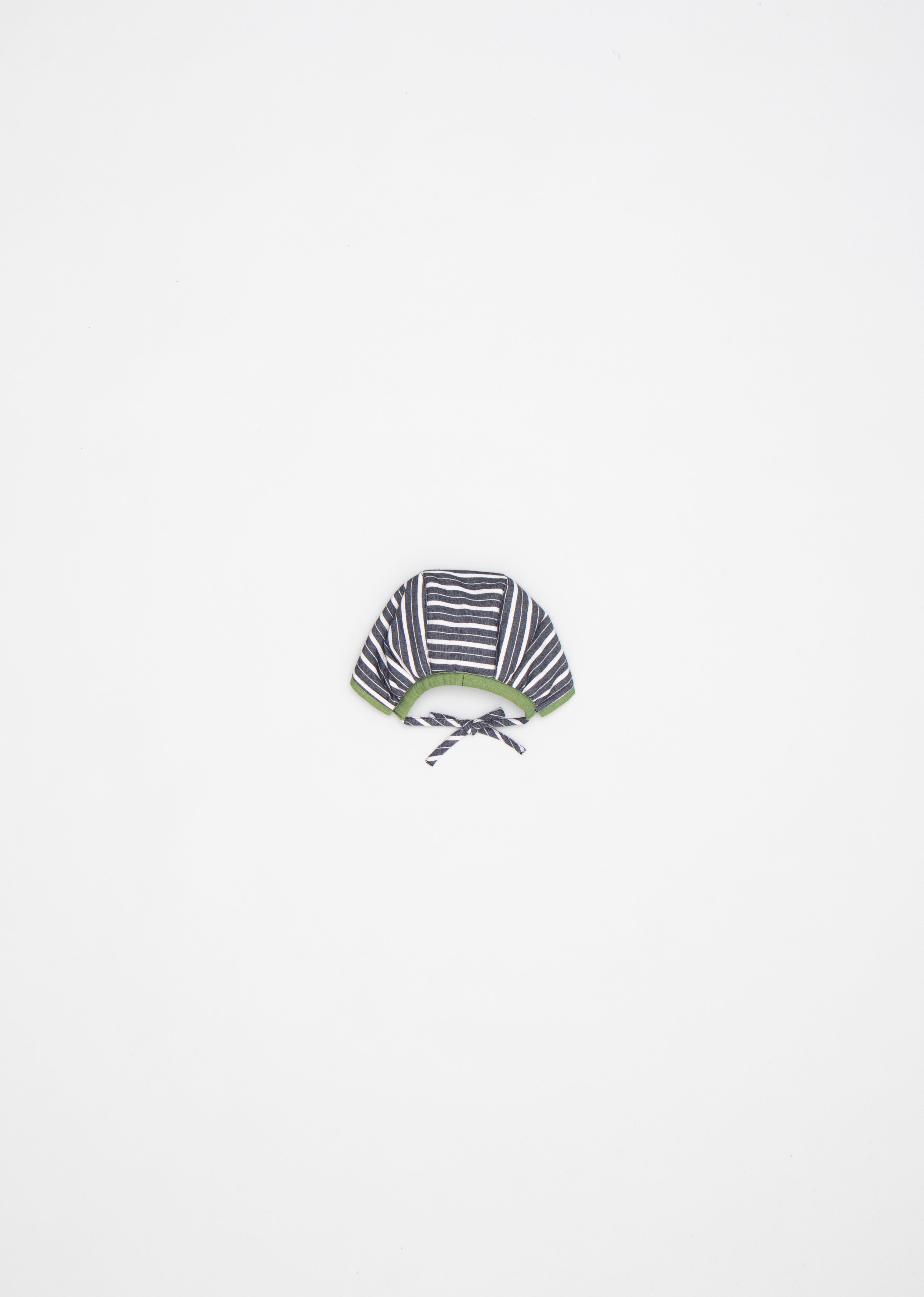 DANA BABY BONNET - GREY STRIPE 1