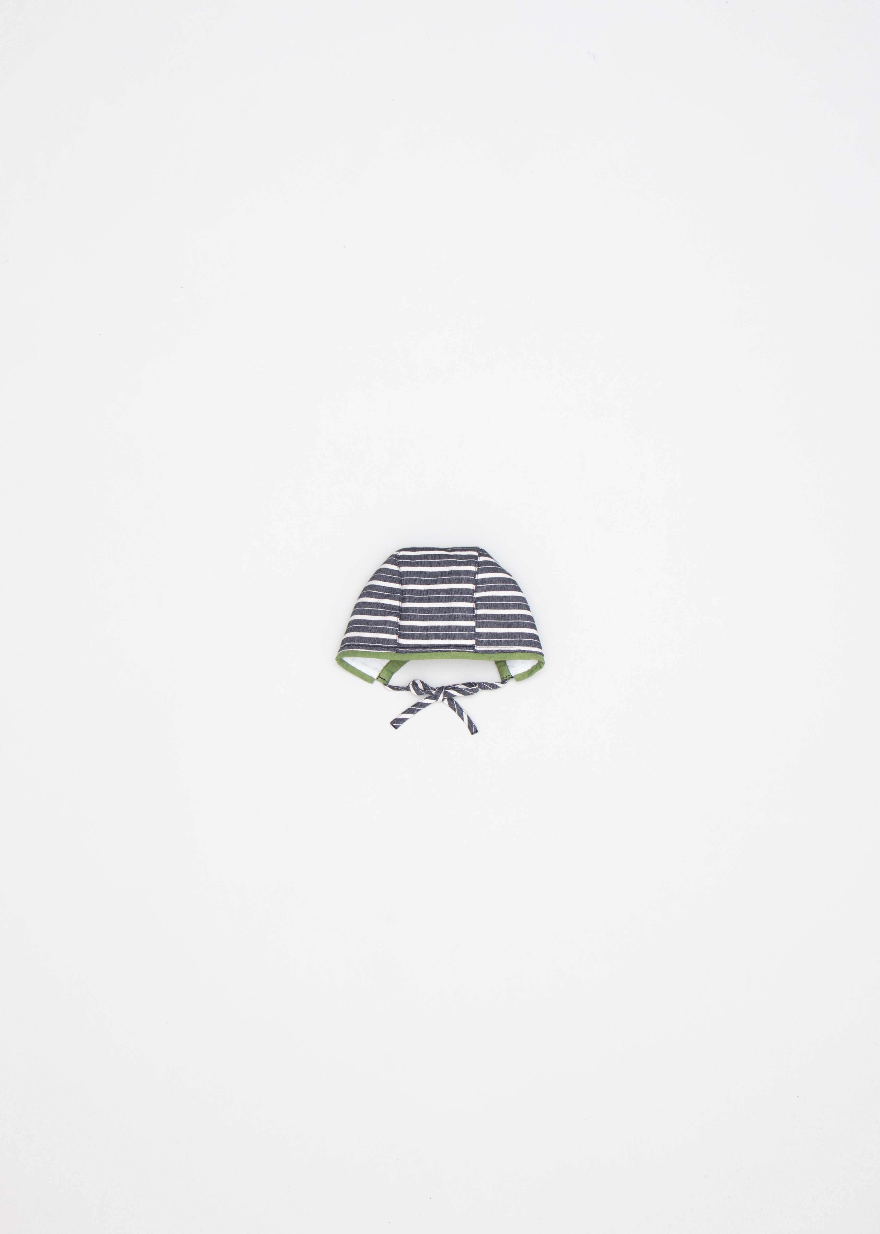 DANA BABY BONNET - GREY STRIPE 2