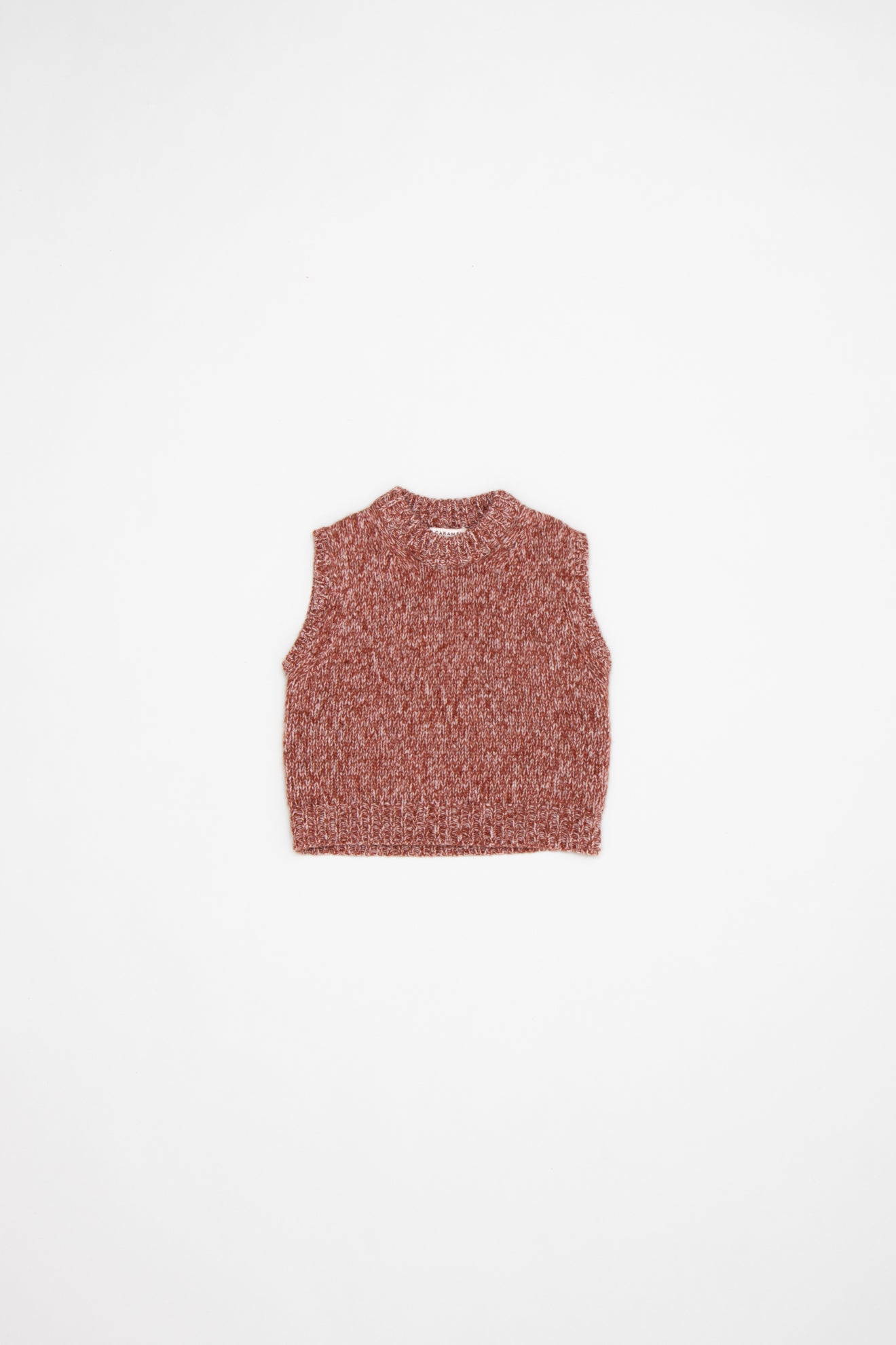 DELPHI KIDS VEST - RUST/ECRU 1