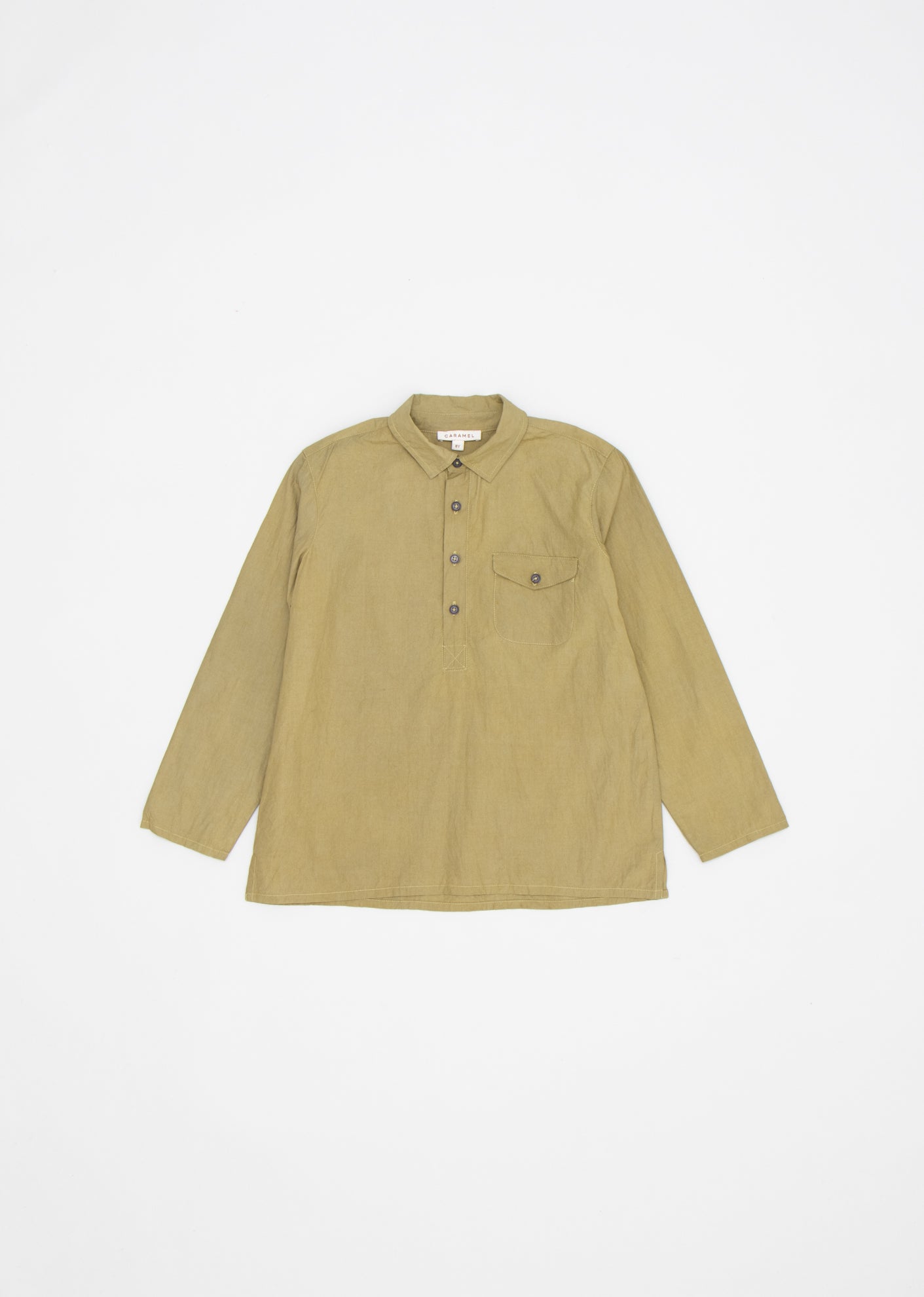 ELBERT KIDS SHIRT - LIGHT KHAKI 1