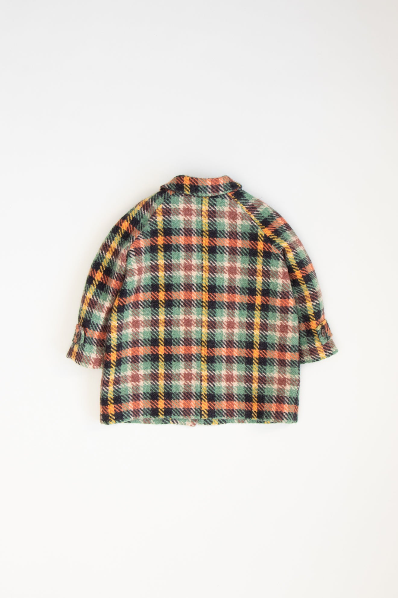 EVEREST KIDS COAT - ORANGE CHECK