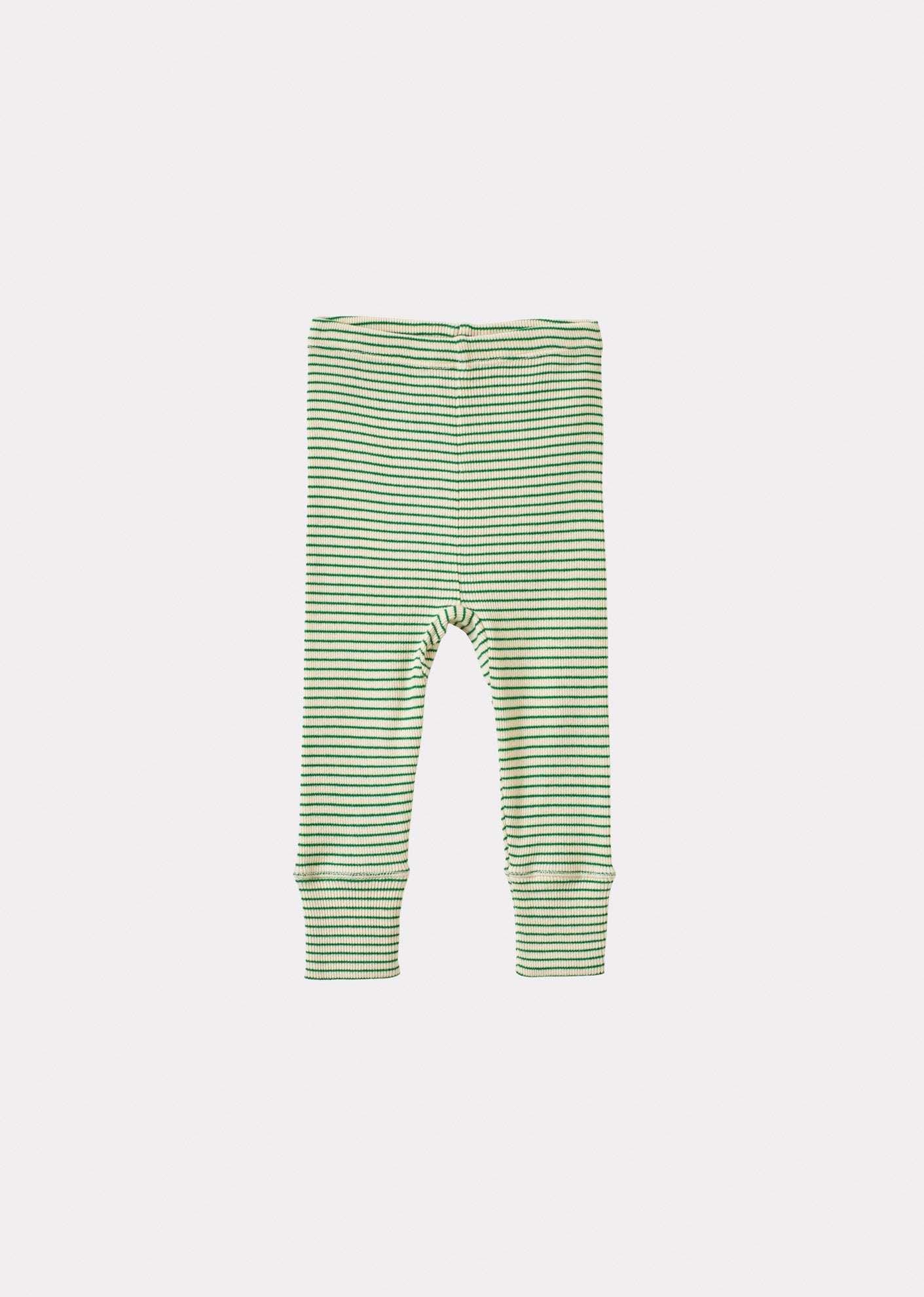 JUDD BABY LEGGINGS - EMERALD GREEN/CREAM