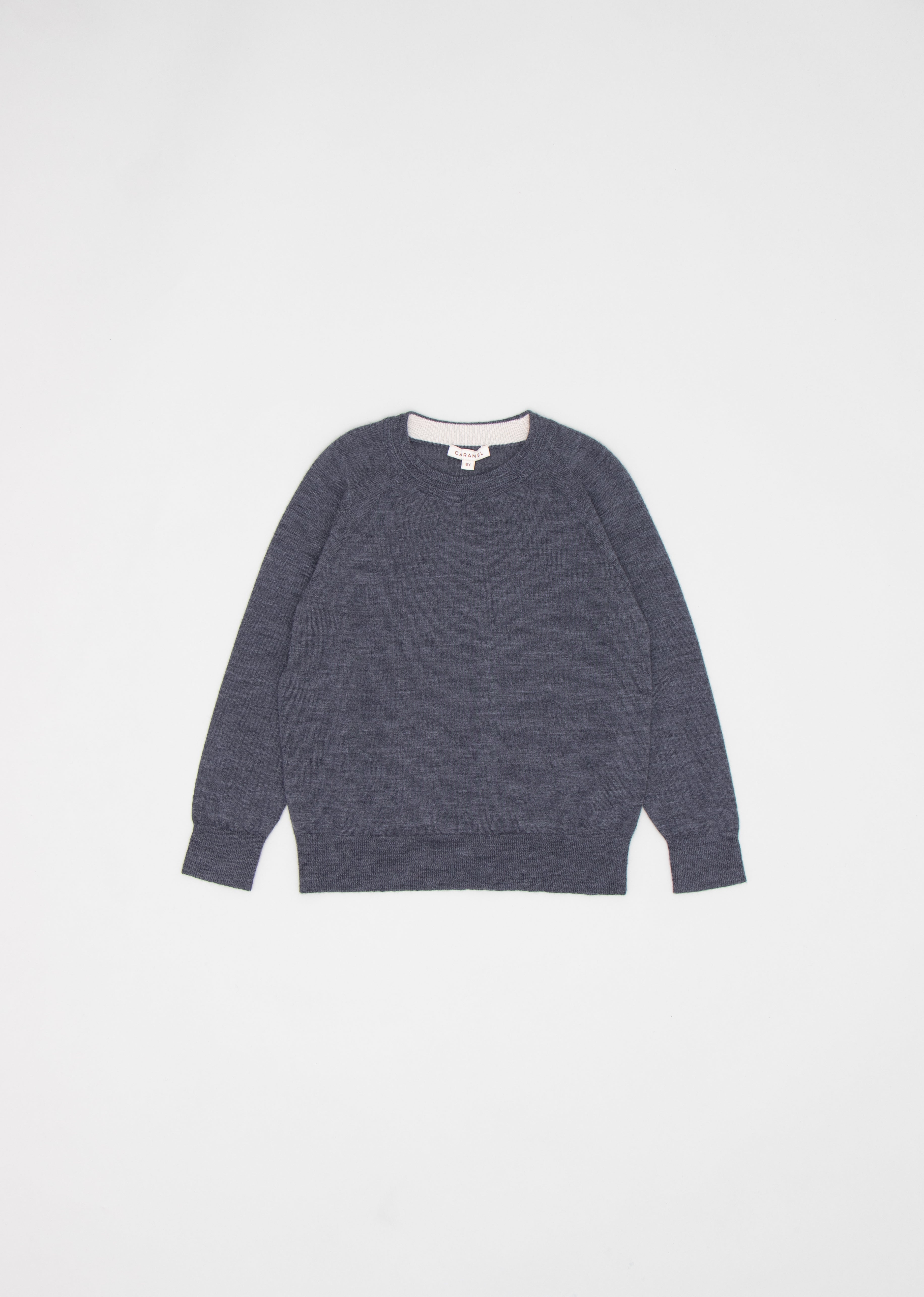 KEIRA KIDS JUMPER - DARK GREY MELANGE 1