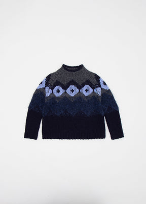 LUNA KIDS JUMPER - NAVY/DARKGREYMEL/MIDNIGHT/CORN 1