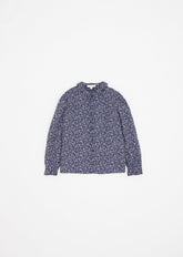 MADISON GIRL BLOUSE - NAVY FLORAL 1