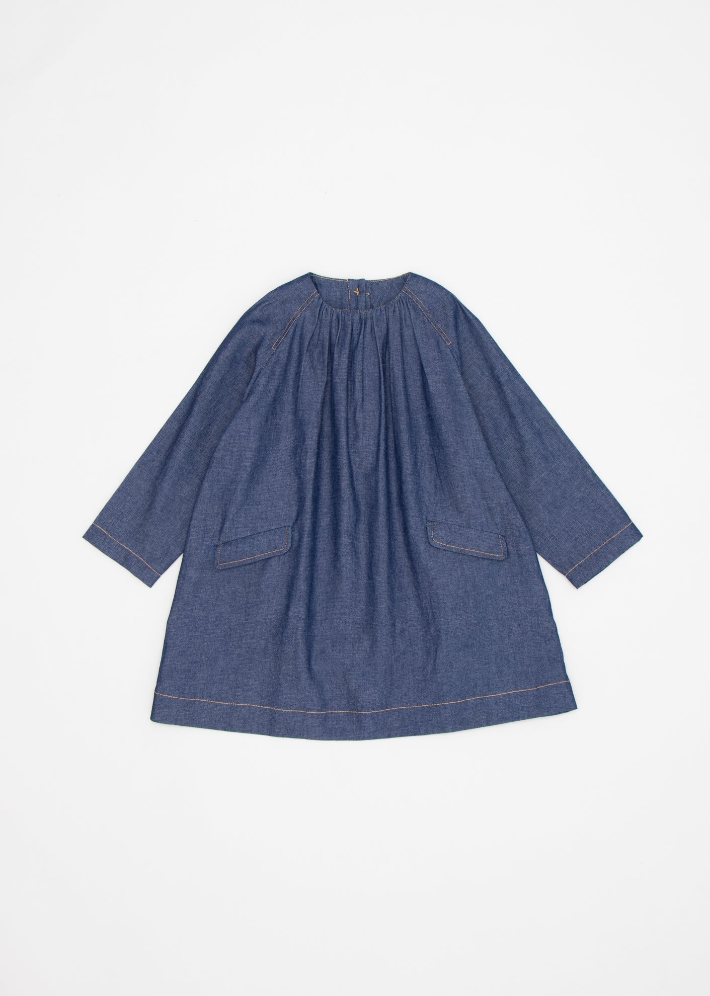 MALIKA GIRL DRESS - MIDNIGHT BLUE 1