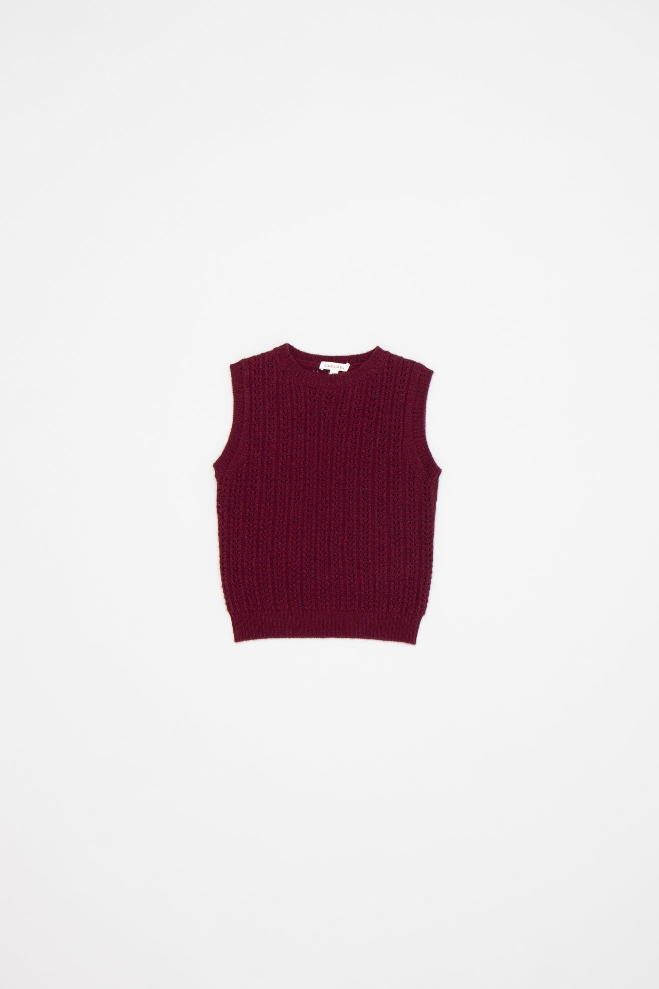 MOCHO KIDS VEST - BURGUNDY 1