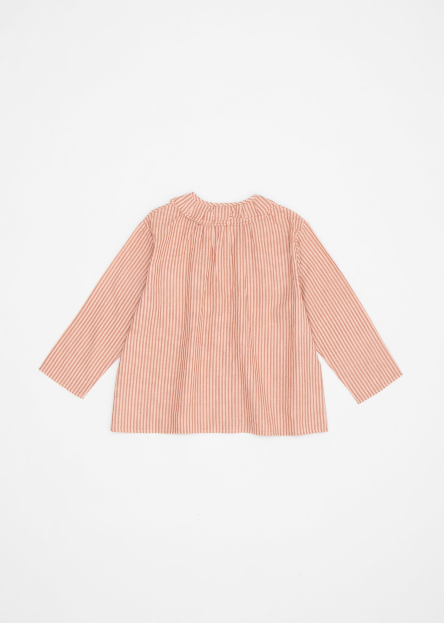 MOON KIDS SHIRT - DUSTY ROSE STRIPE 2