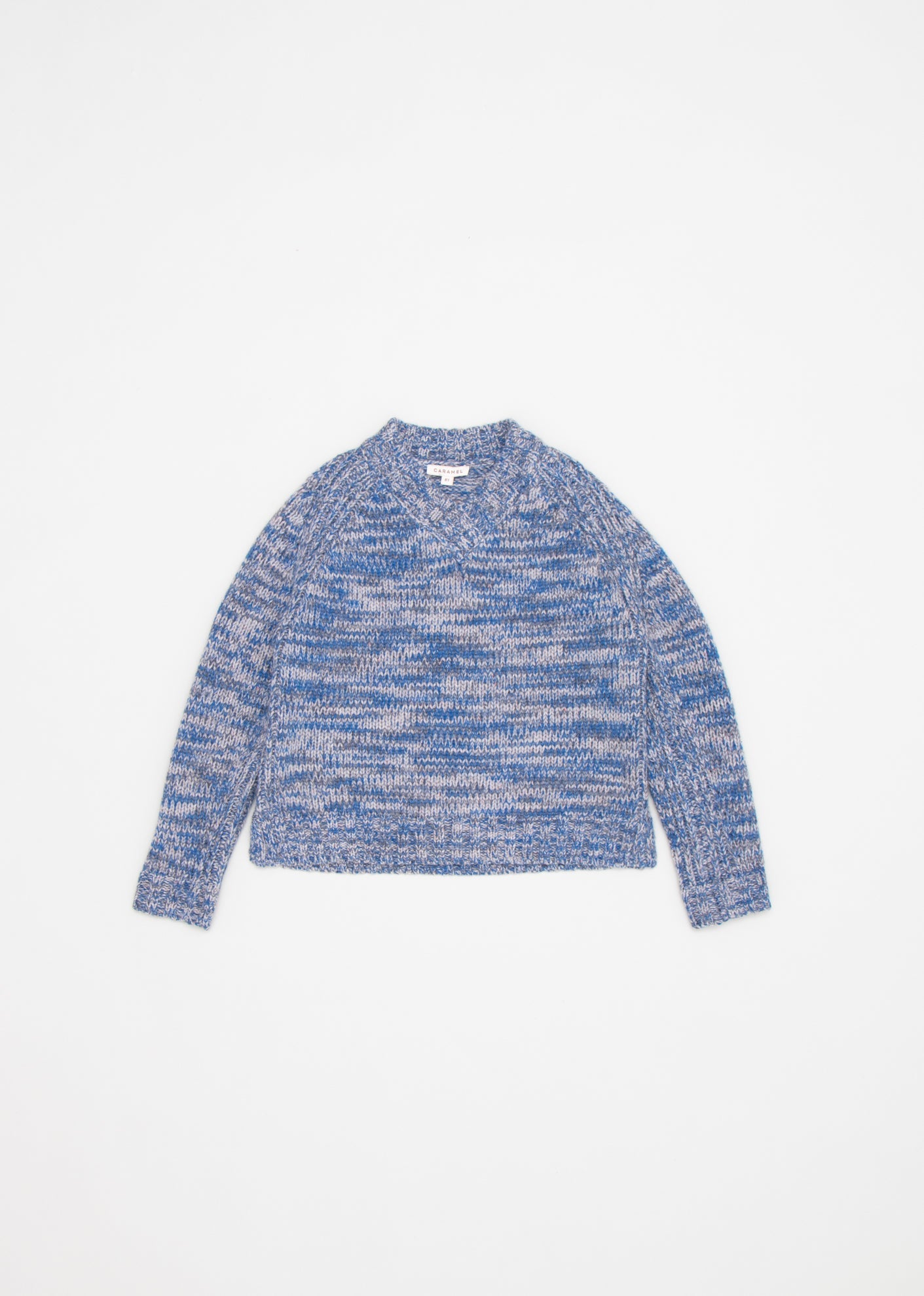 MULU KIDS JUMPER - BLUE/ GREY MOULINE 1