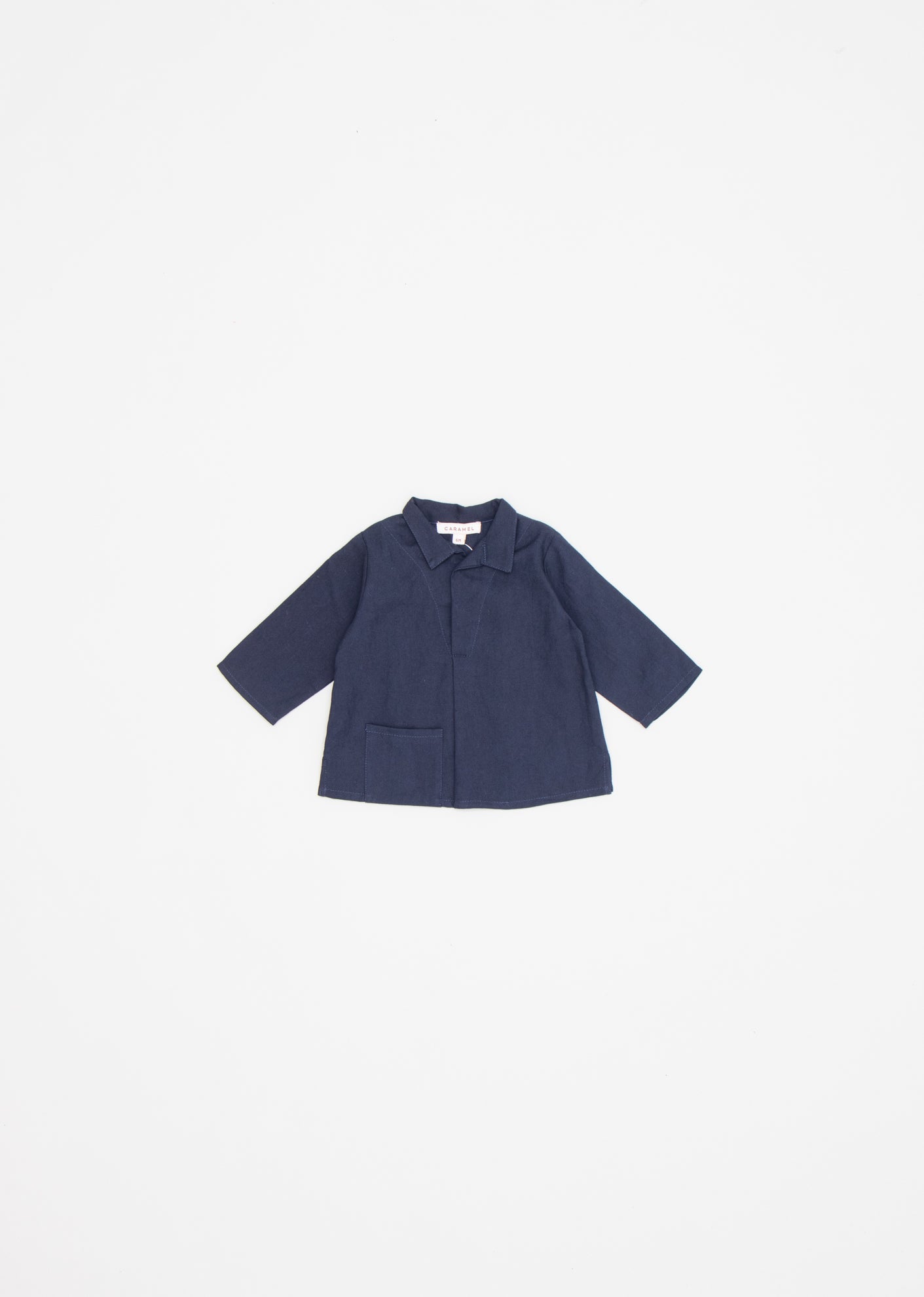 PIPER BABY SHIRT - DARK NAVY 1