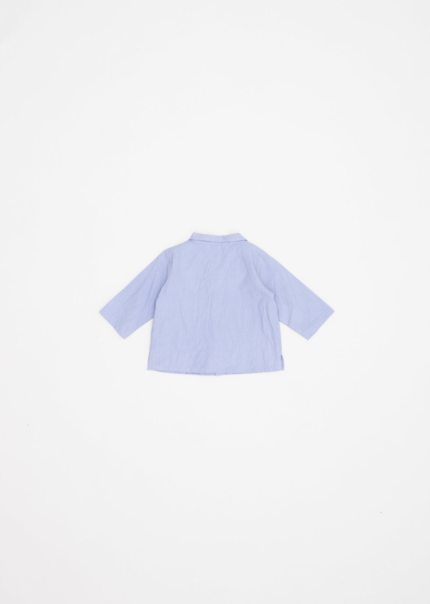 PIPER BABY SHIRT - SLATE BLUE 2