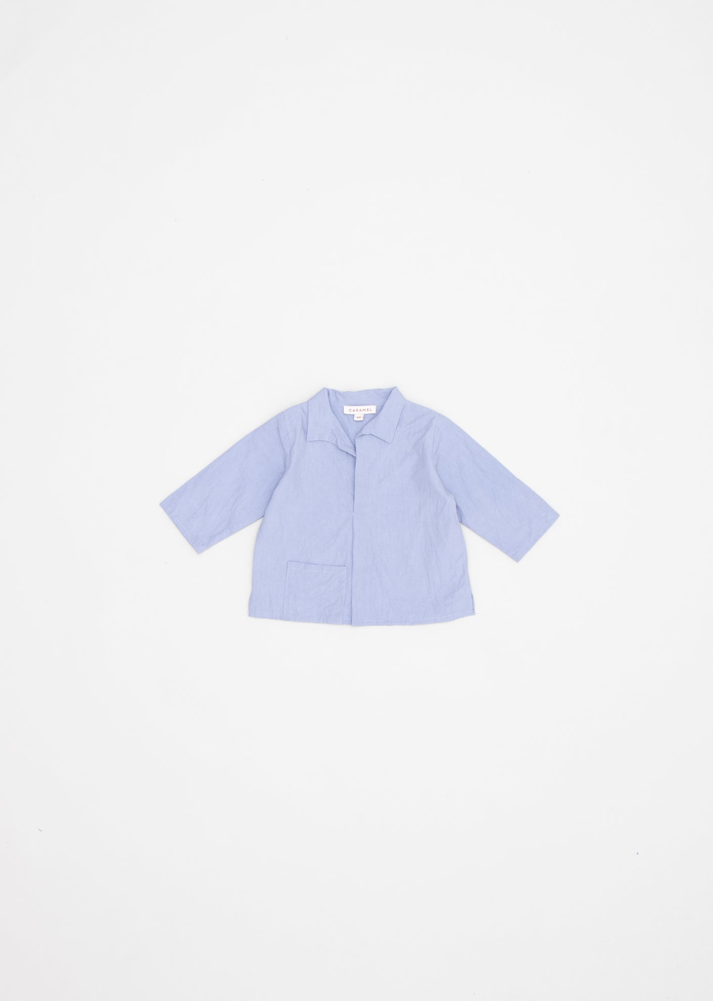 PIPER BABY SHIRT - SLATE BLUE 1