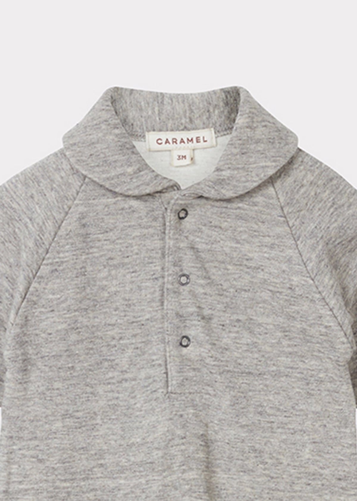 SMEW ベビー ロンパース, GREY MELANGE