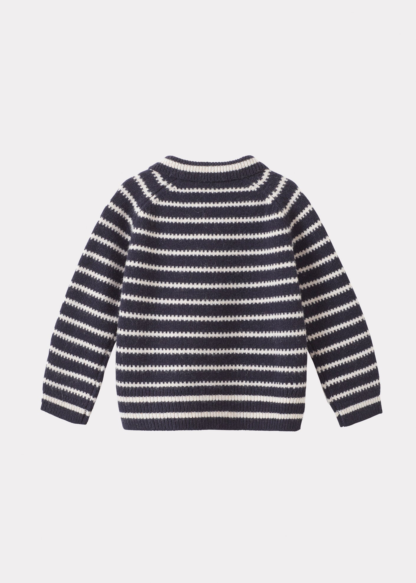 VEVE KIDS JUMPER - NAVY/ECRU 2