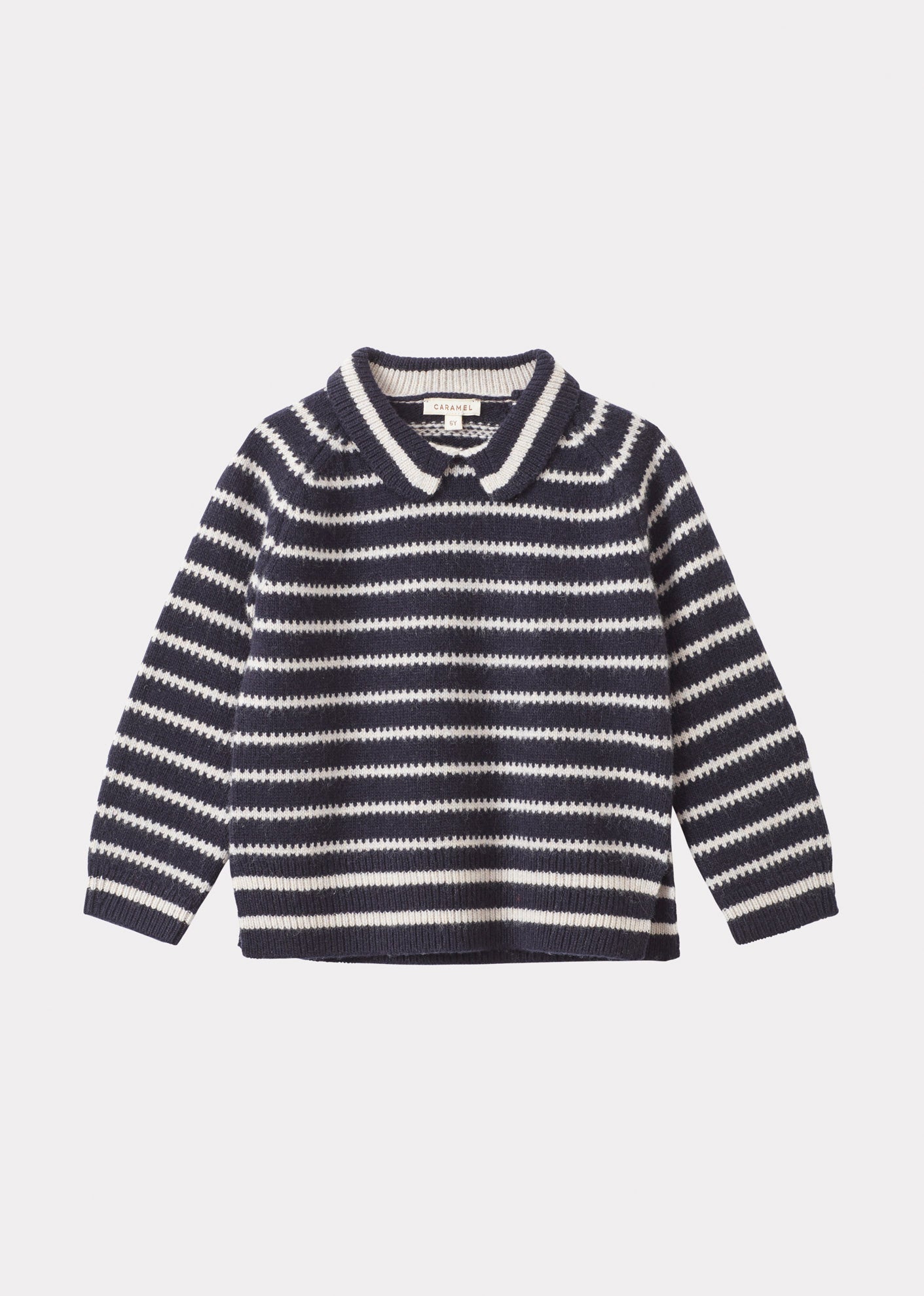 VEVE KIDS JUMPER - NAVY/ECRU 1