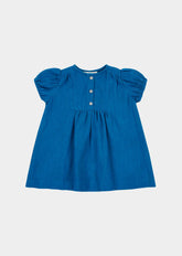 YARRROW BABY DRESS - ELECTRIC BLUE