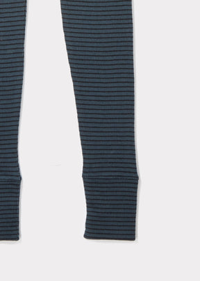 DALTON LEGGING - DARK SLATE STRIPE