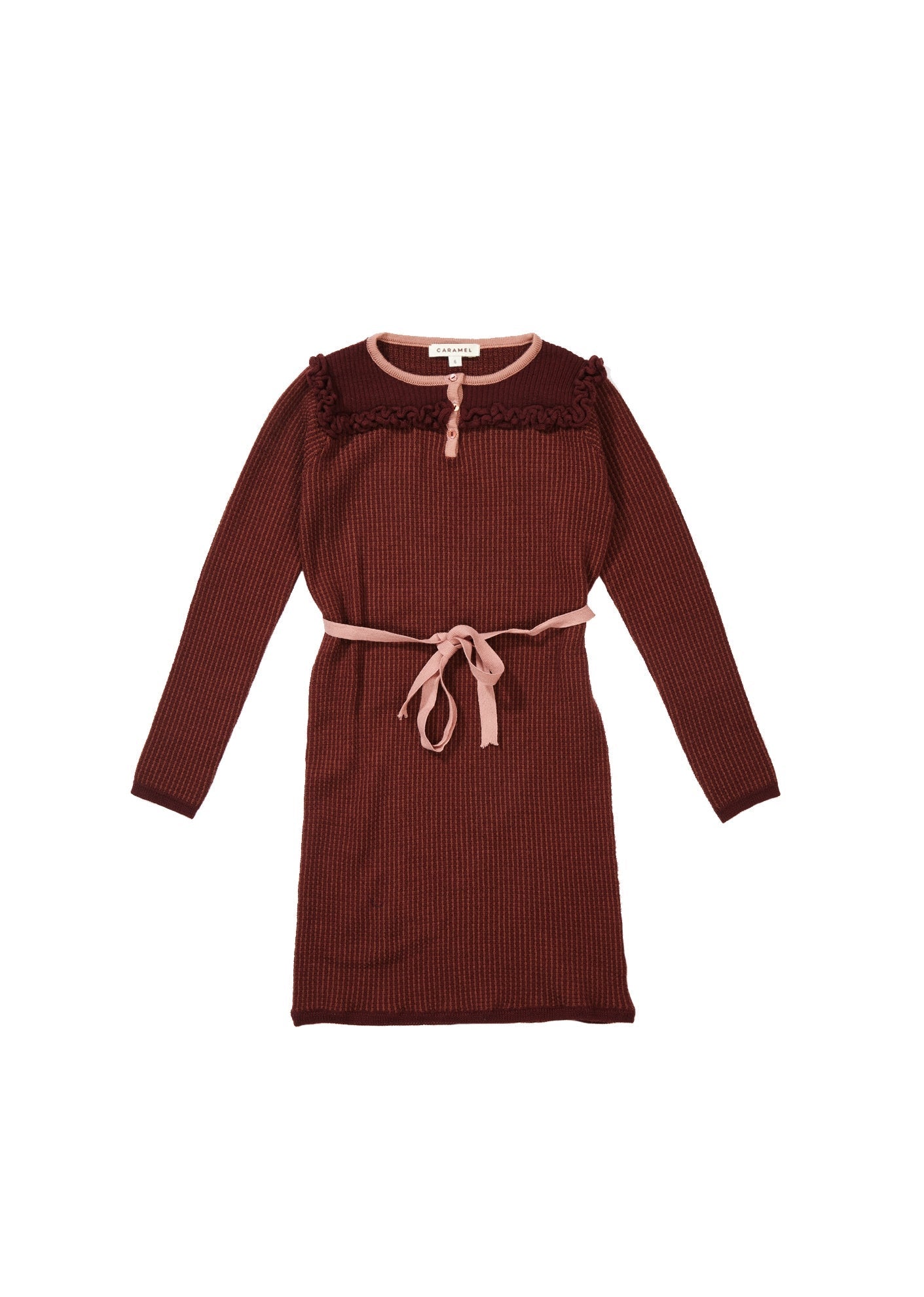MAGPIE DRESS - BURGUNDY