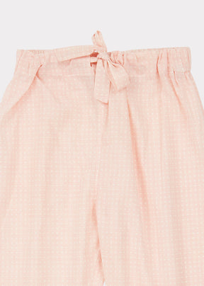 Child Pyjama, Pink Check